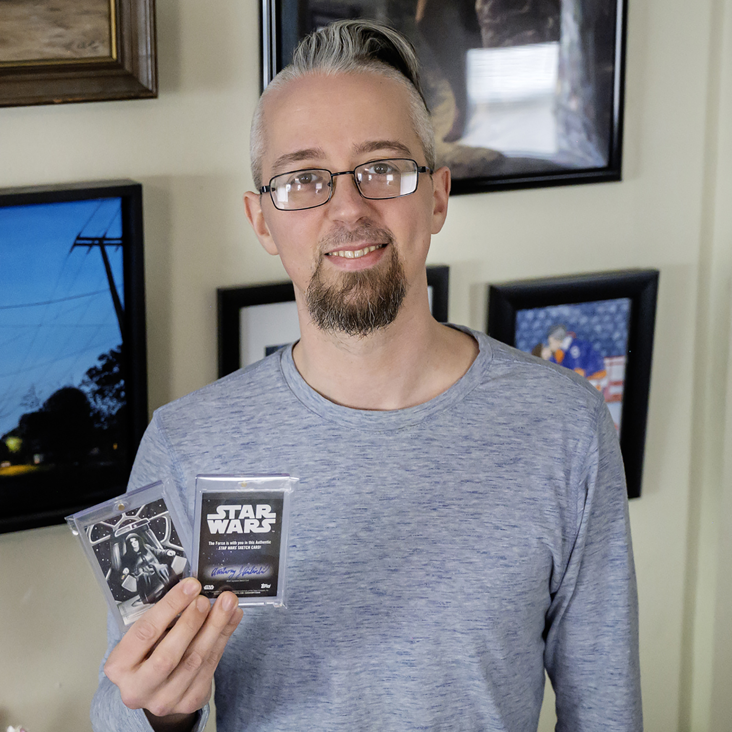 Anthony Richichi author, illustrator and official Star Wars sketch card artist
