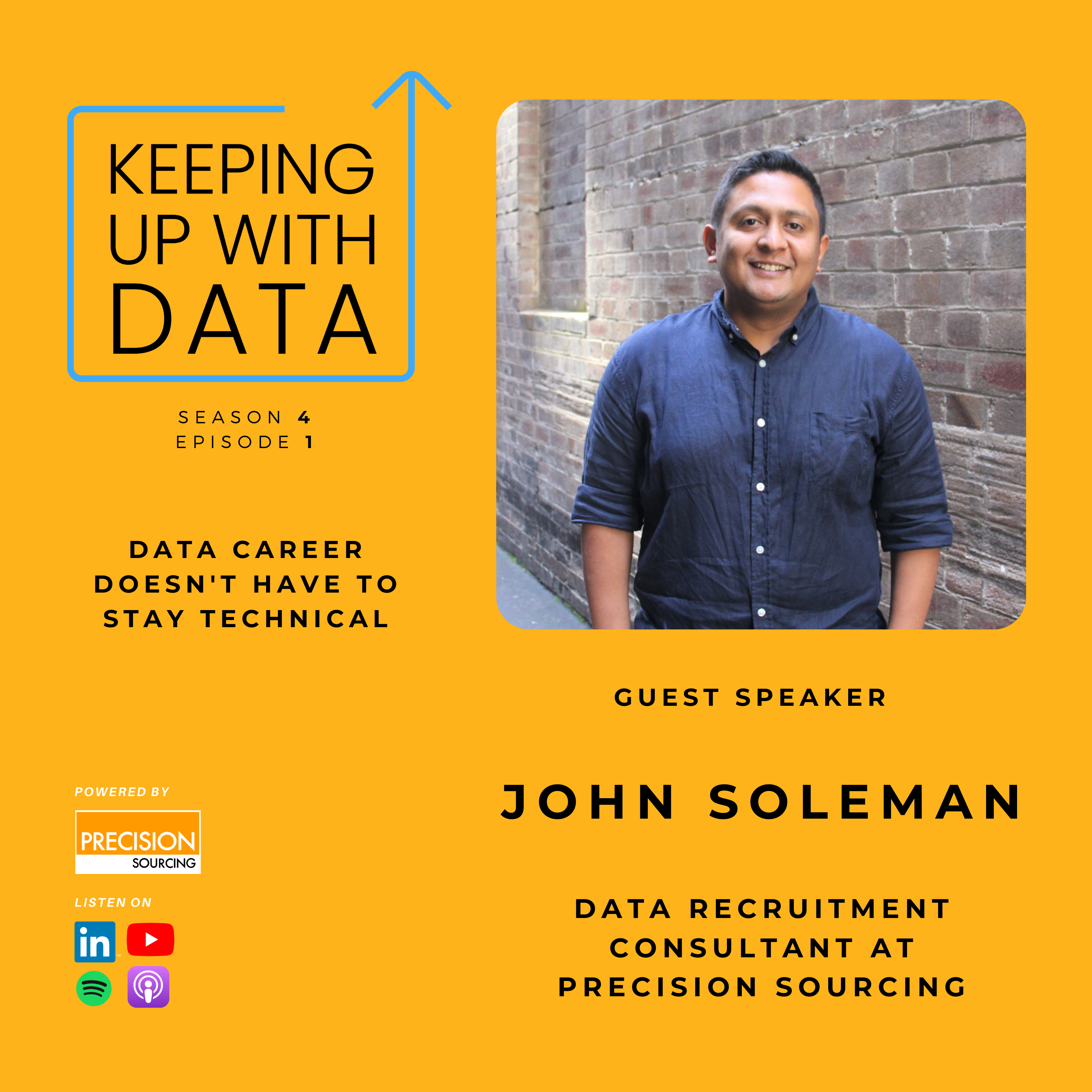 Data Career Doesn't Have To Stay Technical With John Soleman