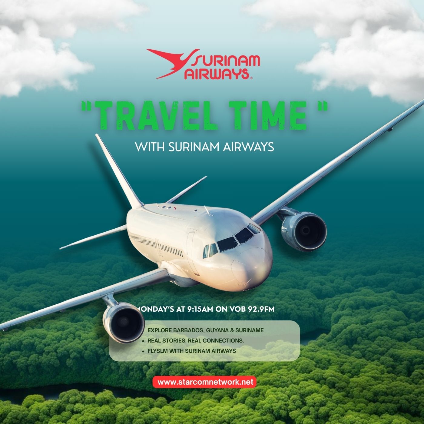 Travel Time with Surinam Airways