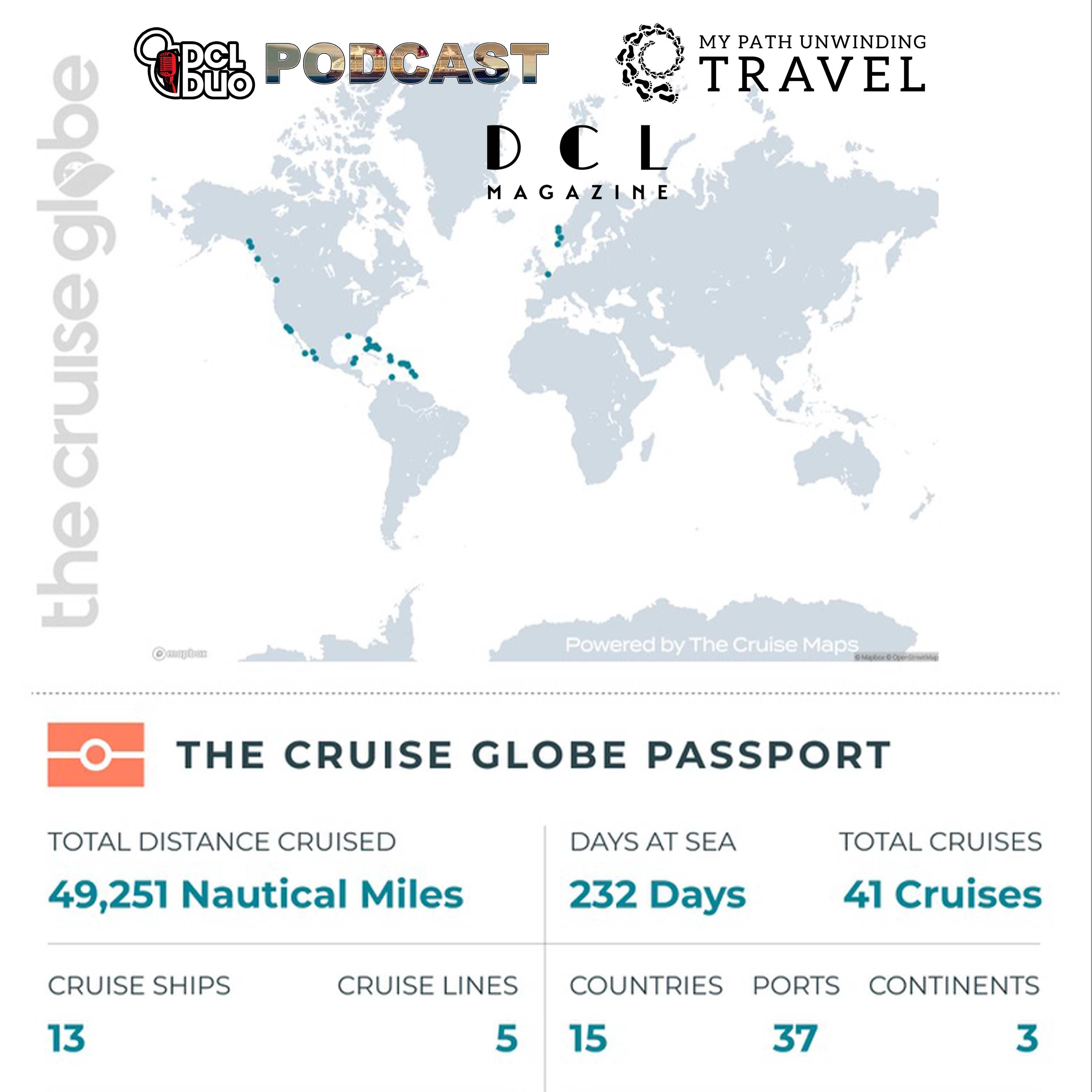 Ep. 584 - Bonus Show - Sail It, Map It, Track It! Chatting with EmmaCruises About the Cruise Globe and Cruising Trends