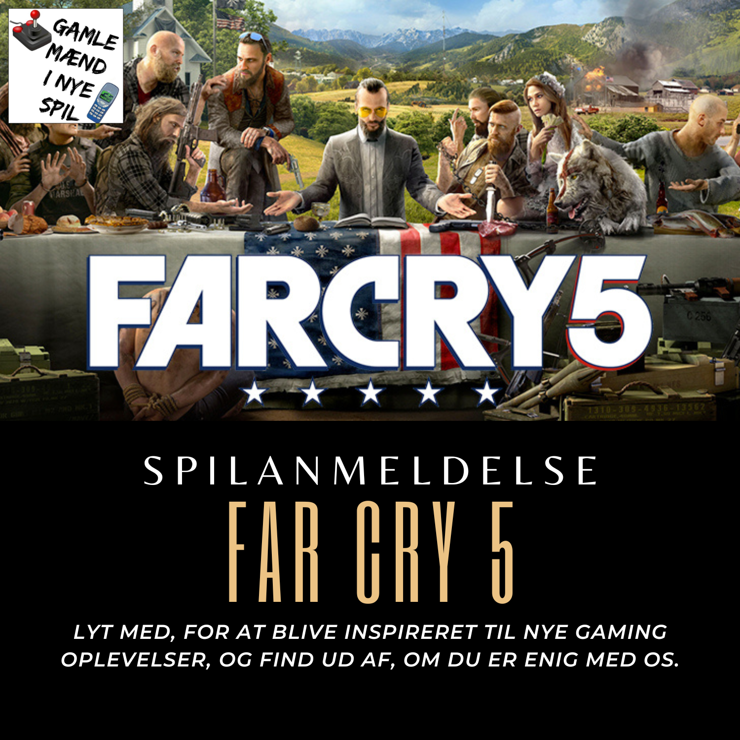Far Cry 5 - Spilanmeldelse af et spil, hvor der kæmpes mod en stræk troende sekt