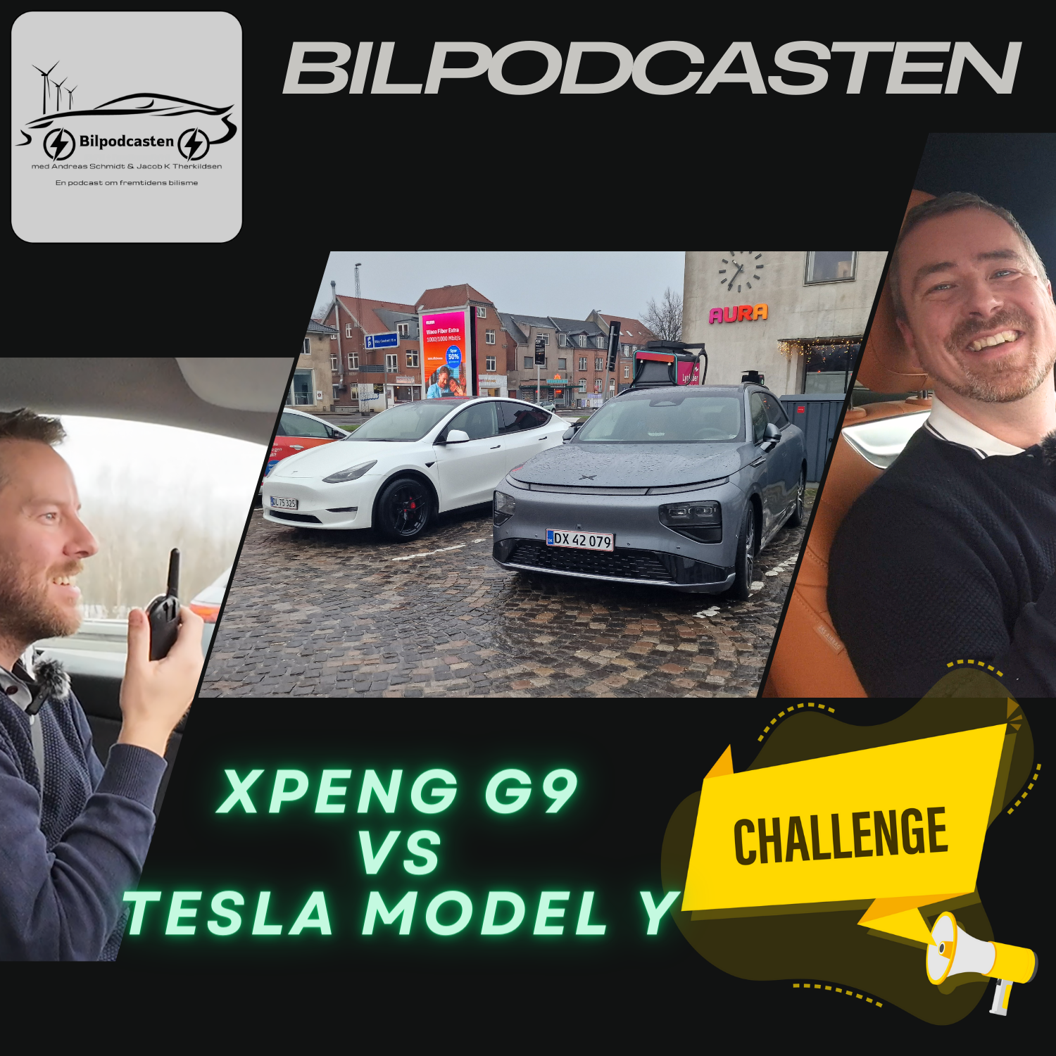 Tesla Model Y mod Xpeng G9 challenge 2024 - Hvem vinder