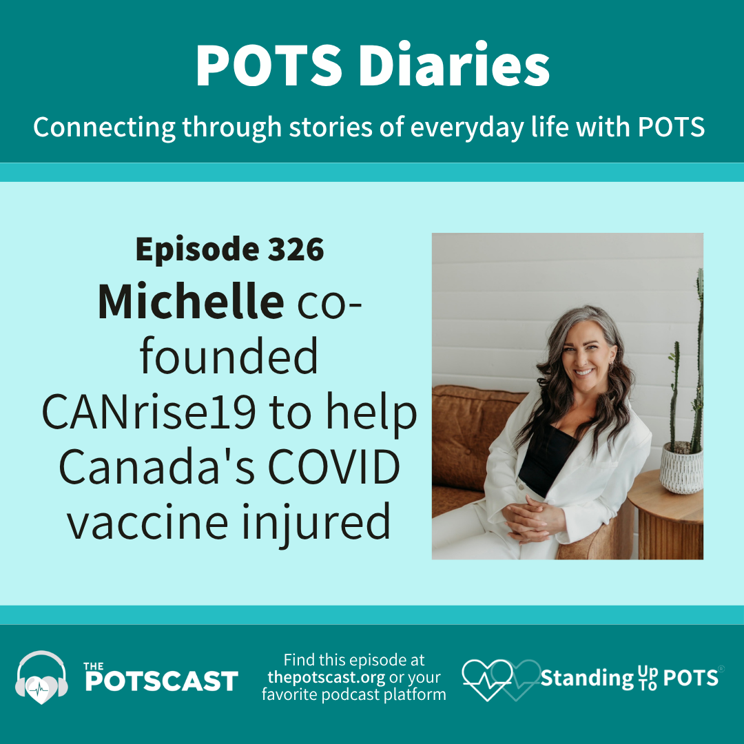 Michelle co-founded CANrise19 to help Canada’s COVID vaccine injured