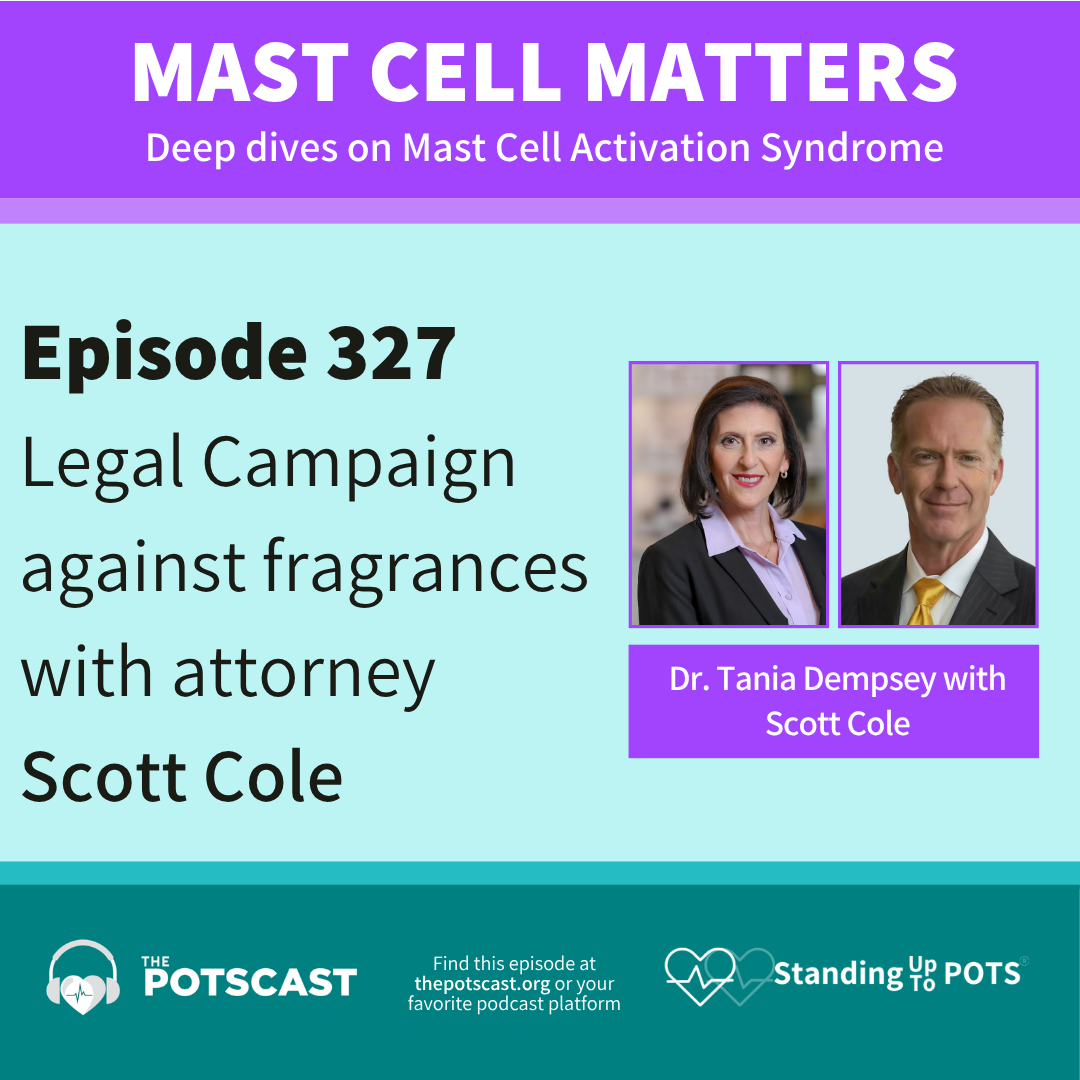 Campaign against synthetic fragrances with Attorney Scott Cole and Dr. Tania Dempsey
