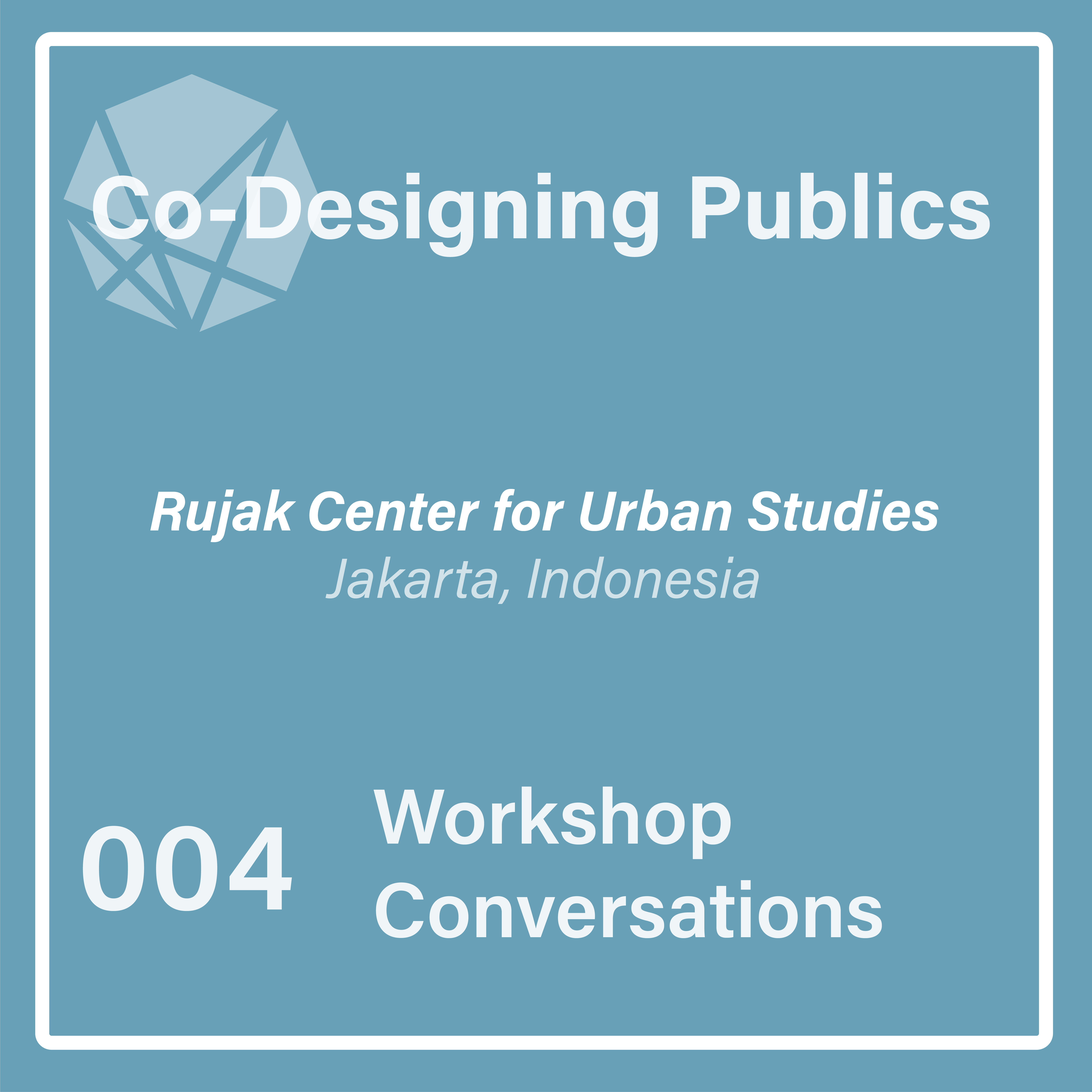 Episode #004 – Workshop Conversations - Rujak Center for Urban Studies