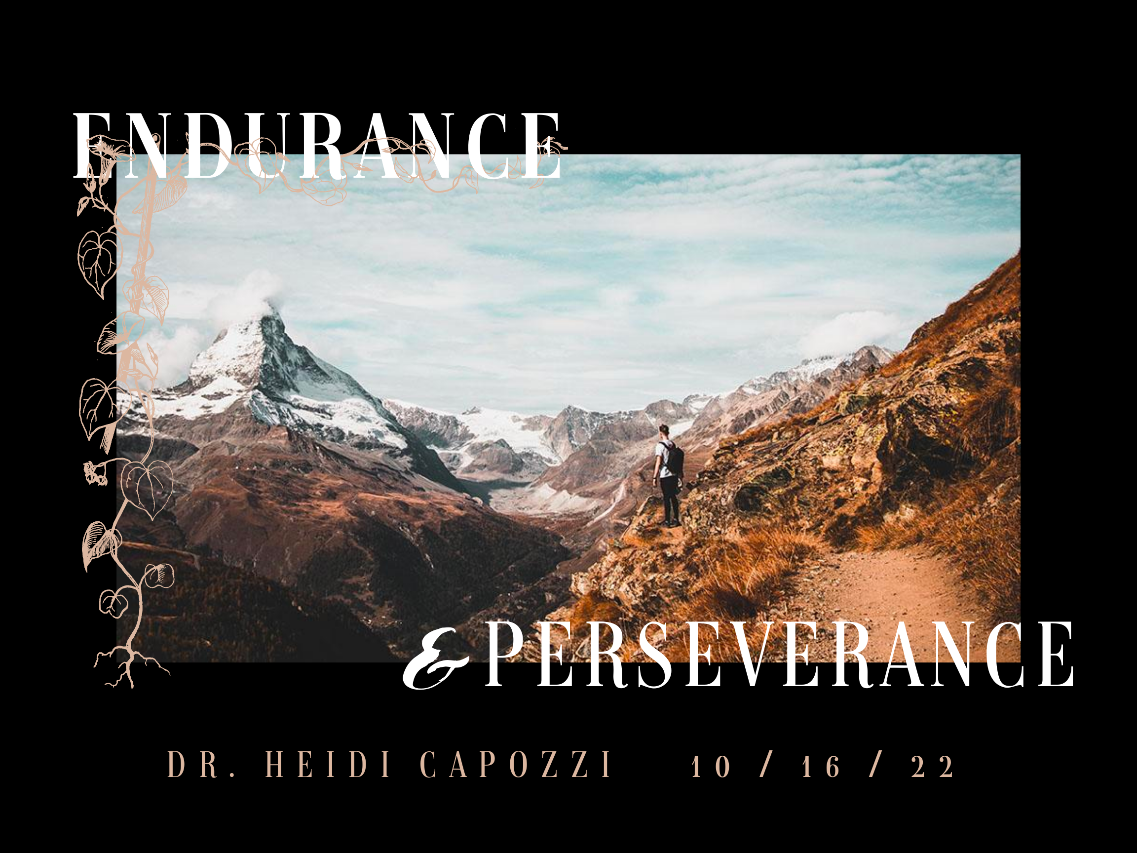 Endurance and Perseverance