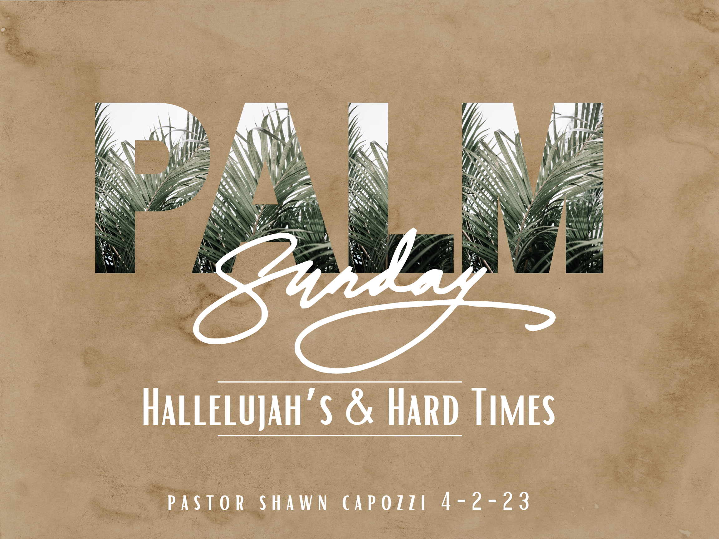 Hallelujah's and Hard Times