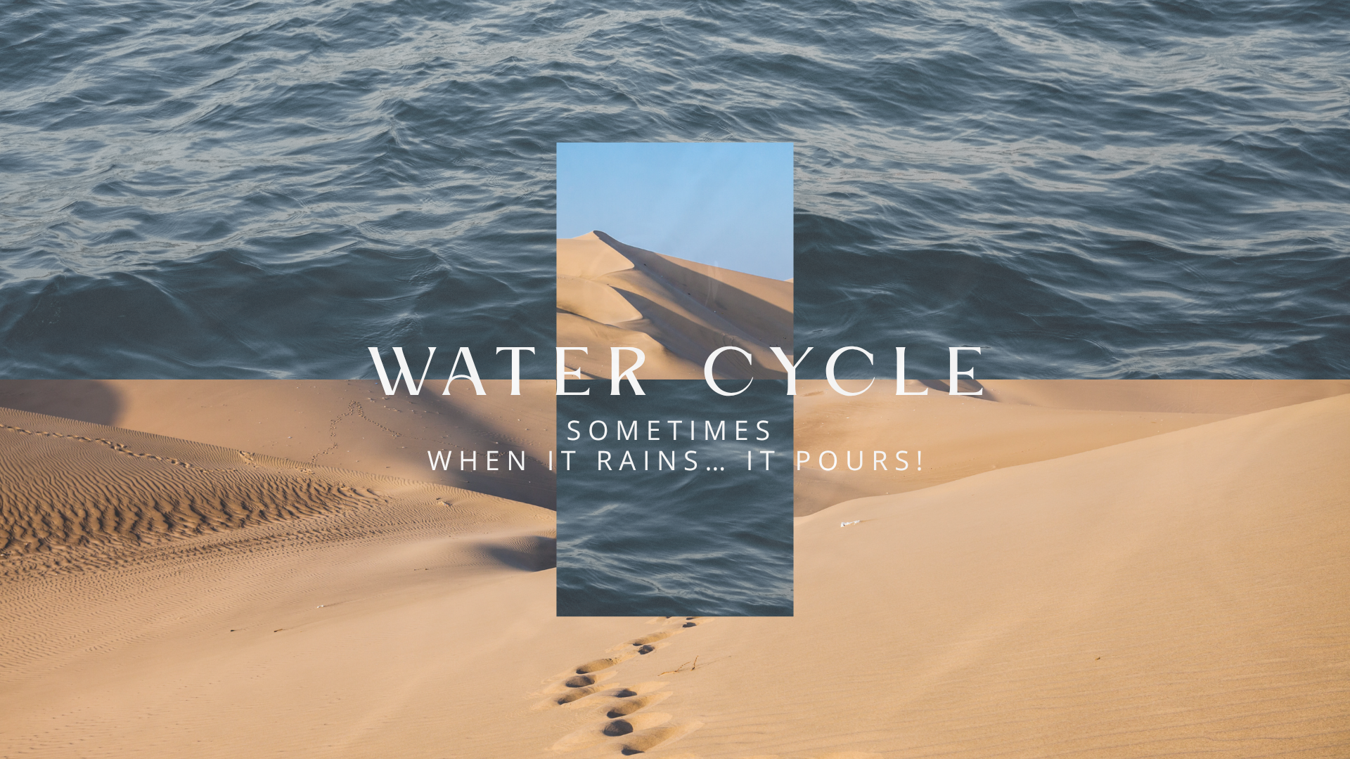 Water Cycle - When it Rains it Pours
