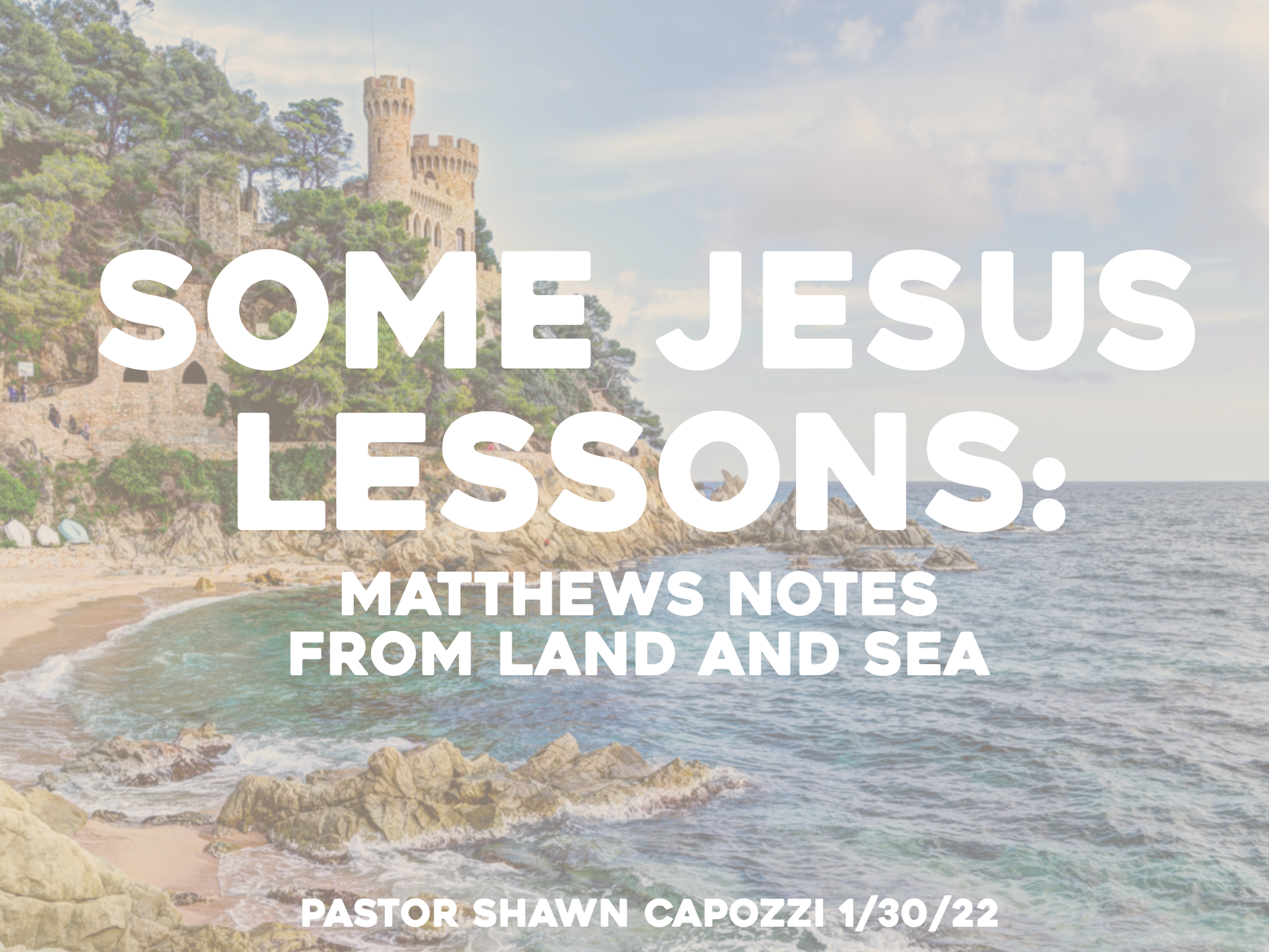 Some Jesus Lessons