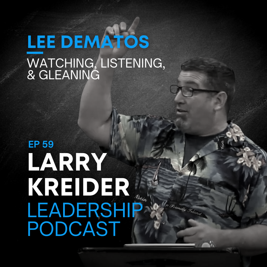 Lee DeMatos on Watching, Listening, & Gleaning