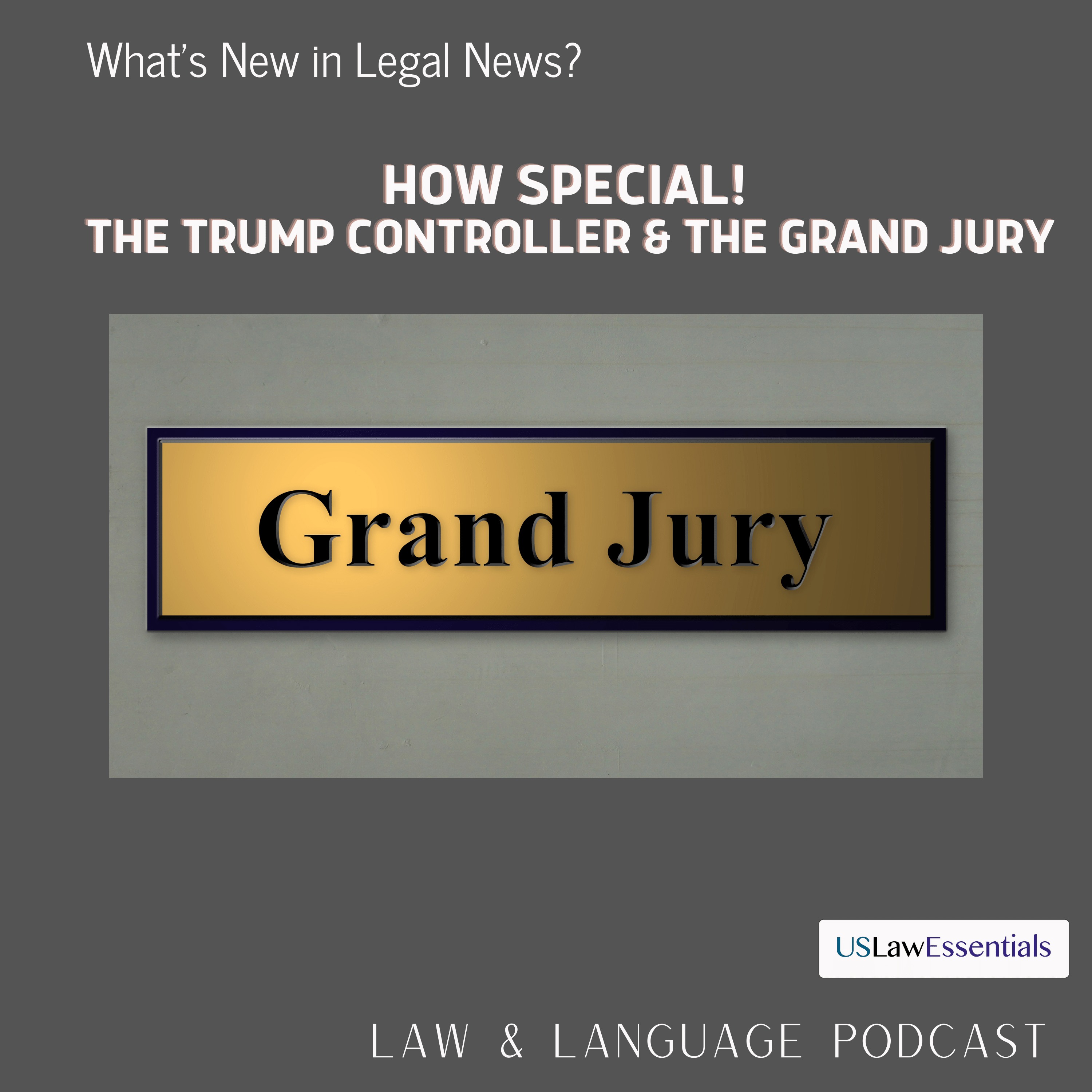 How Special! The Trump Controller & the Grand Jury