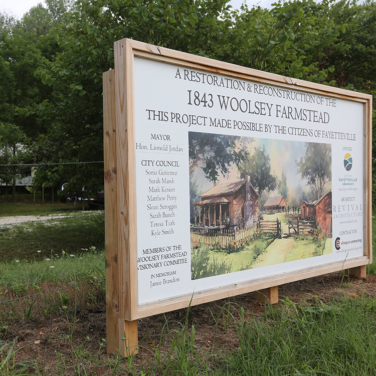 Fayetteville's Woolsey farmstead is completed. What's next for the project?