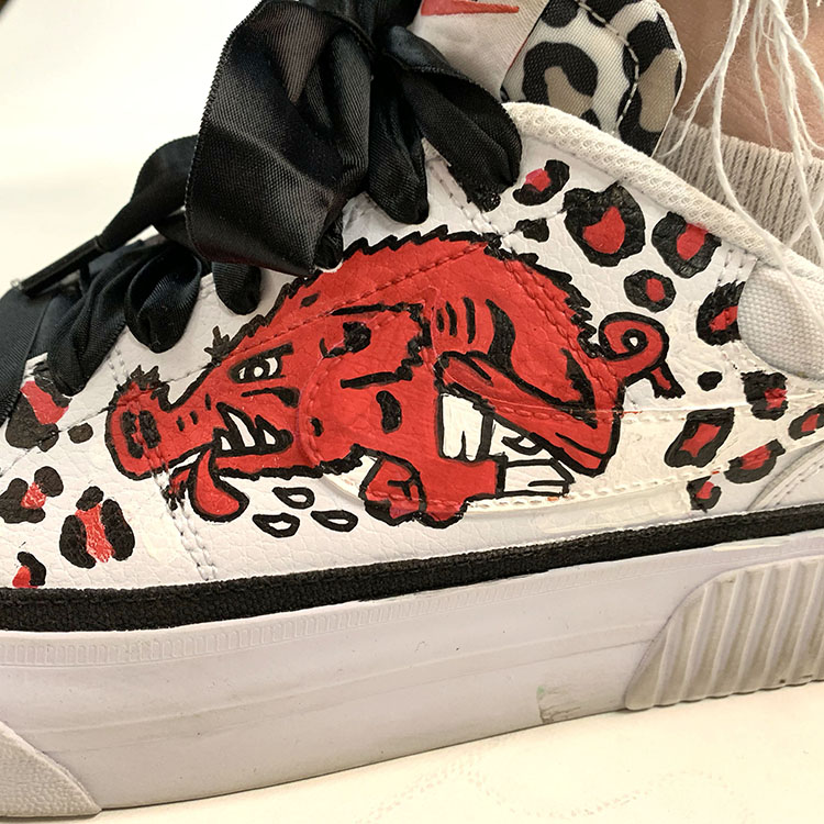 Sneaker Artists Hannah De La O and Lamaundre Nelson