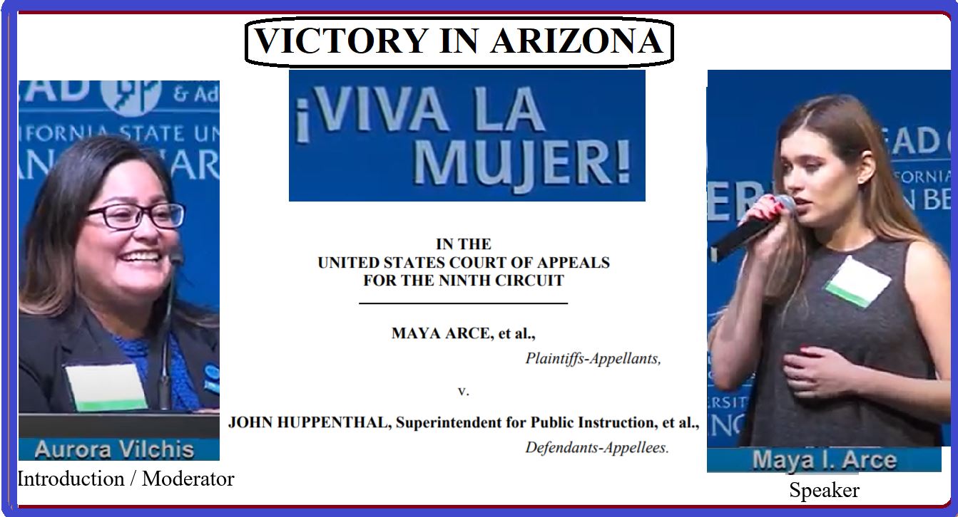 Speaker - Maya I. Arce “Victory in Arizona”, Season 9 (2018)