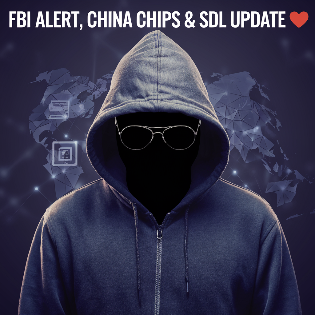 FBI Alert, China Chips & SDL Update 