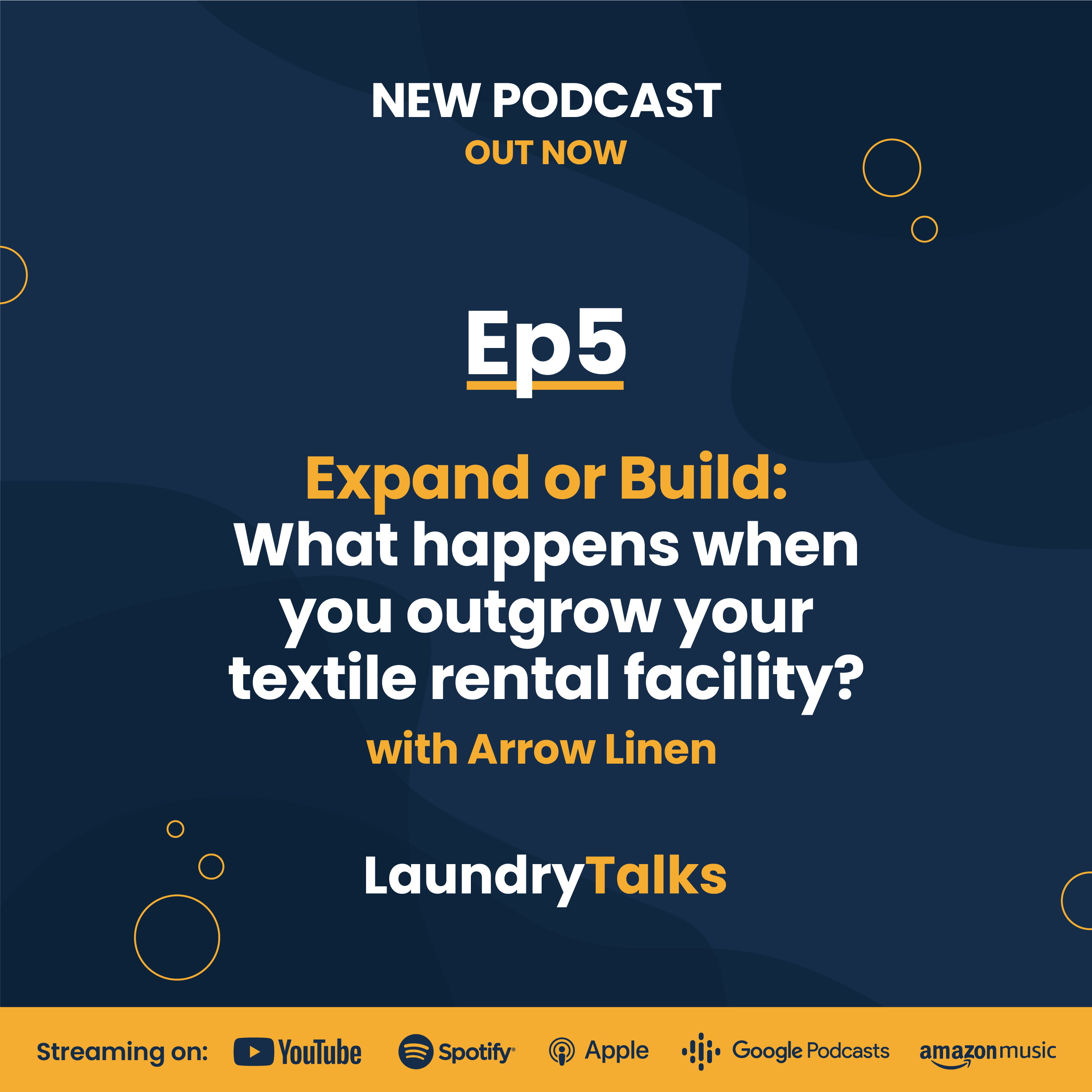 Expand or Build: What happens when you outgrow your textile rental facility? with Arrow Linen