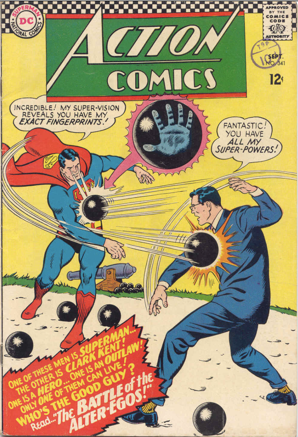When I Think About You, I Punch Myself (Action Comics #341)