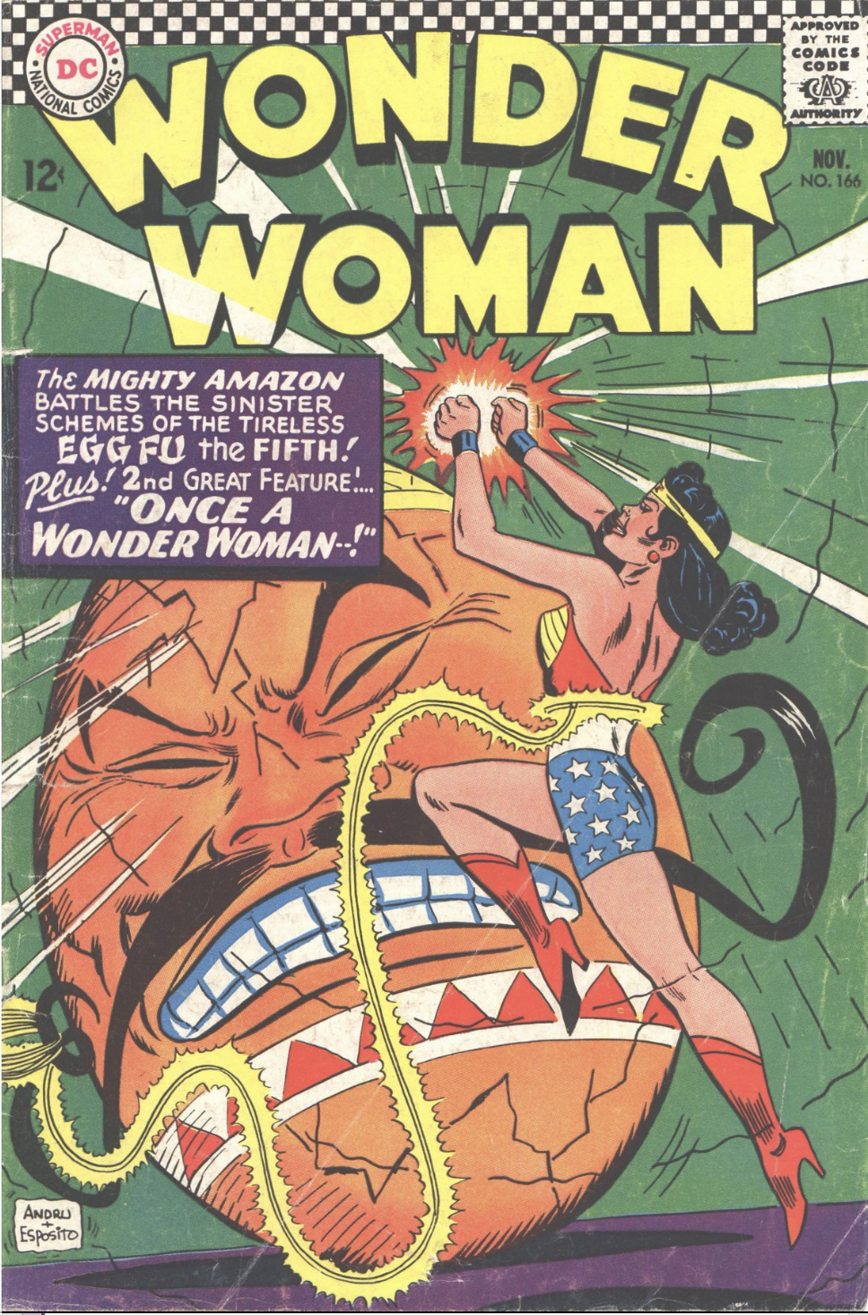 Absent Without Steve (Wonder Woman 166)