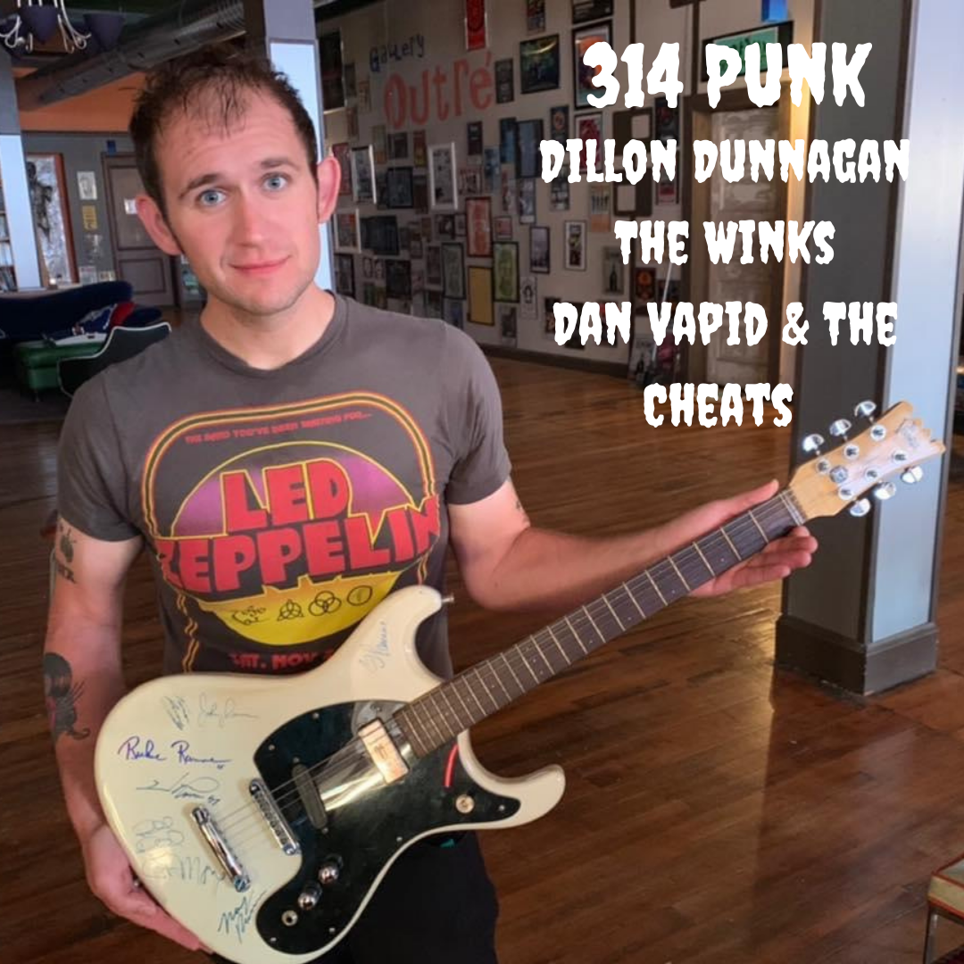 Dillon Dunnagan of The Winks and Dan Vapid and The Cheats