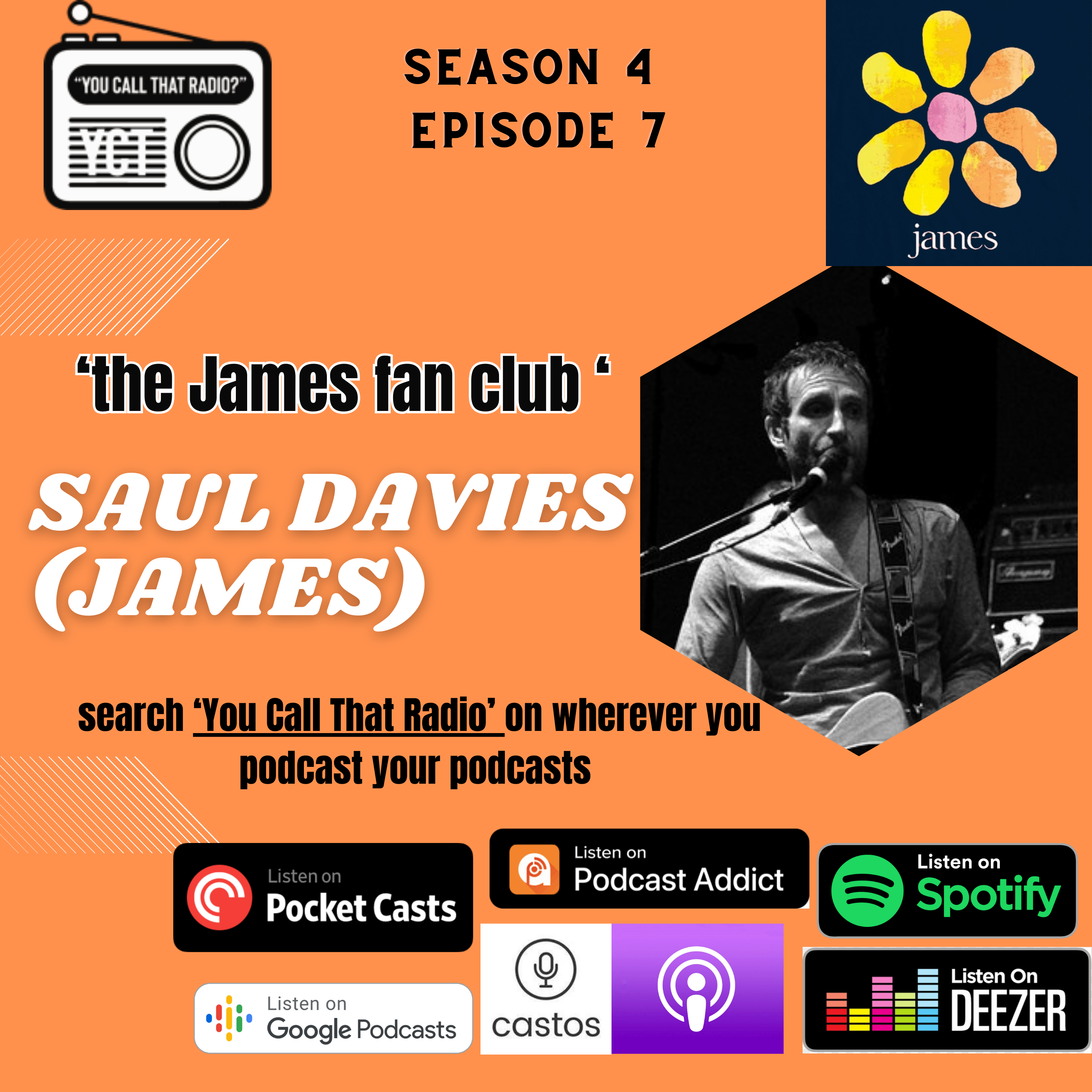 'The James Fan Club' w/ Saul Davies (James)
