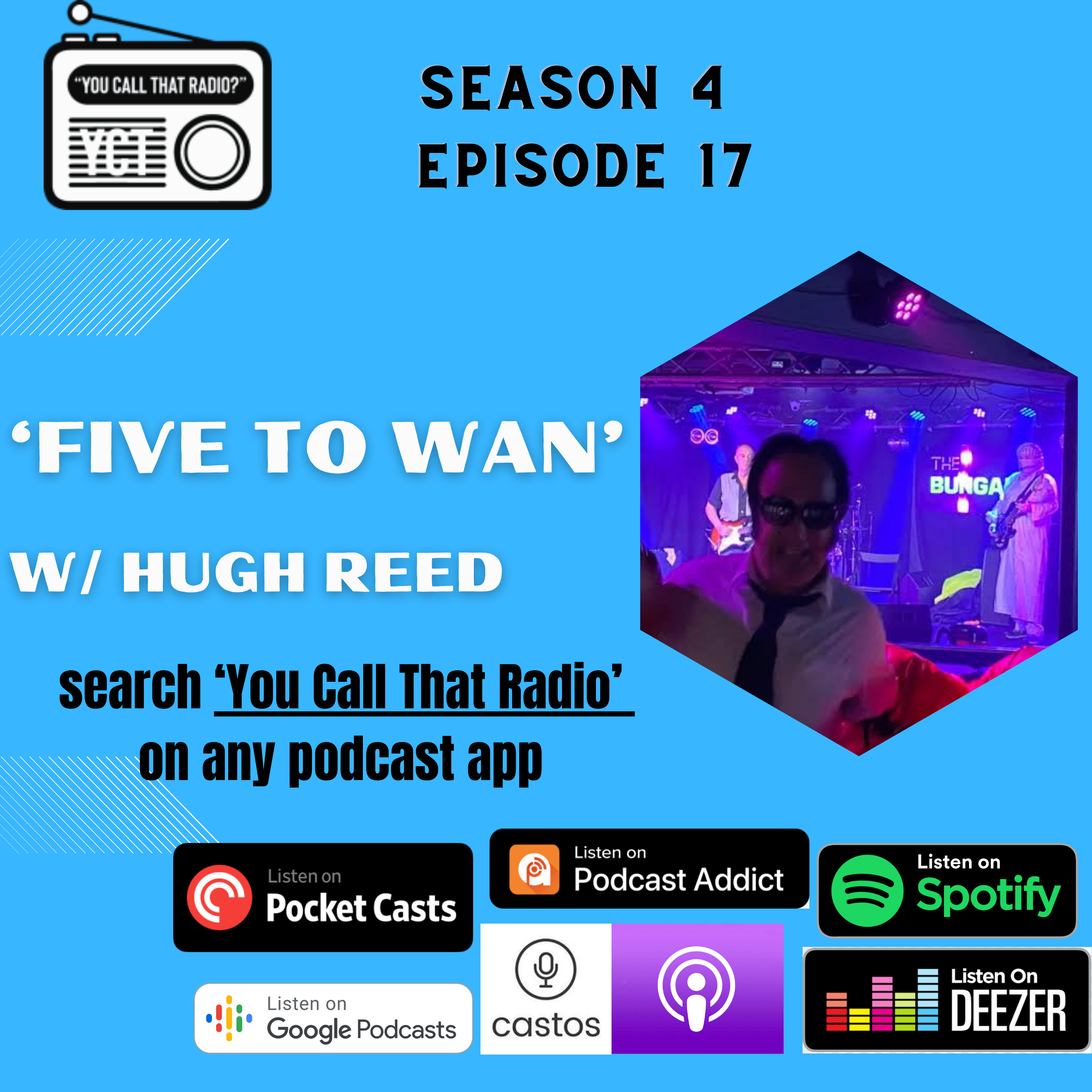 'Five to Wan' w/ Hugh Reed & The Velvet Underpants