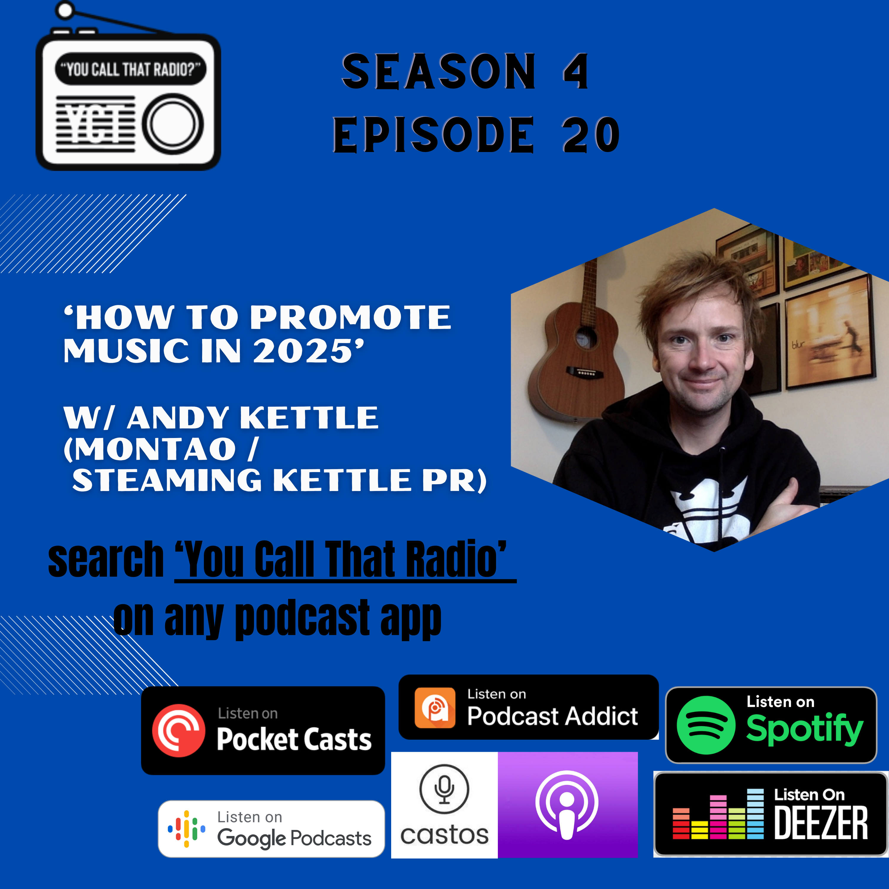 'How to Promote Music in 2025' w/ Andy Kettle (Montao/ Steaming Kettle PR)