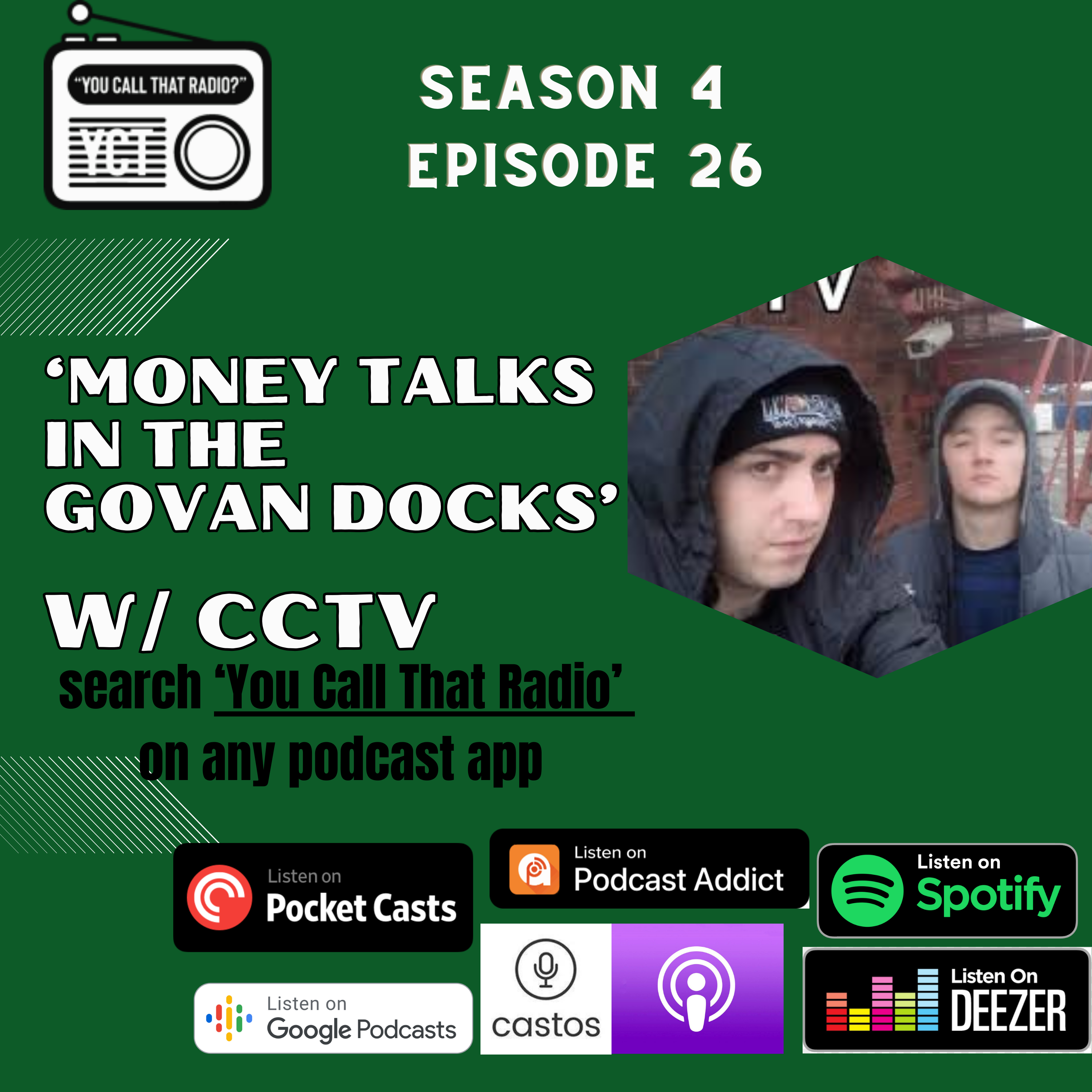 ‘Money Talks in the Govan Docks’  w/ CCTV (Jam Harvie & Jay-Lee)