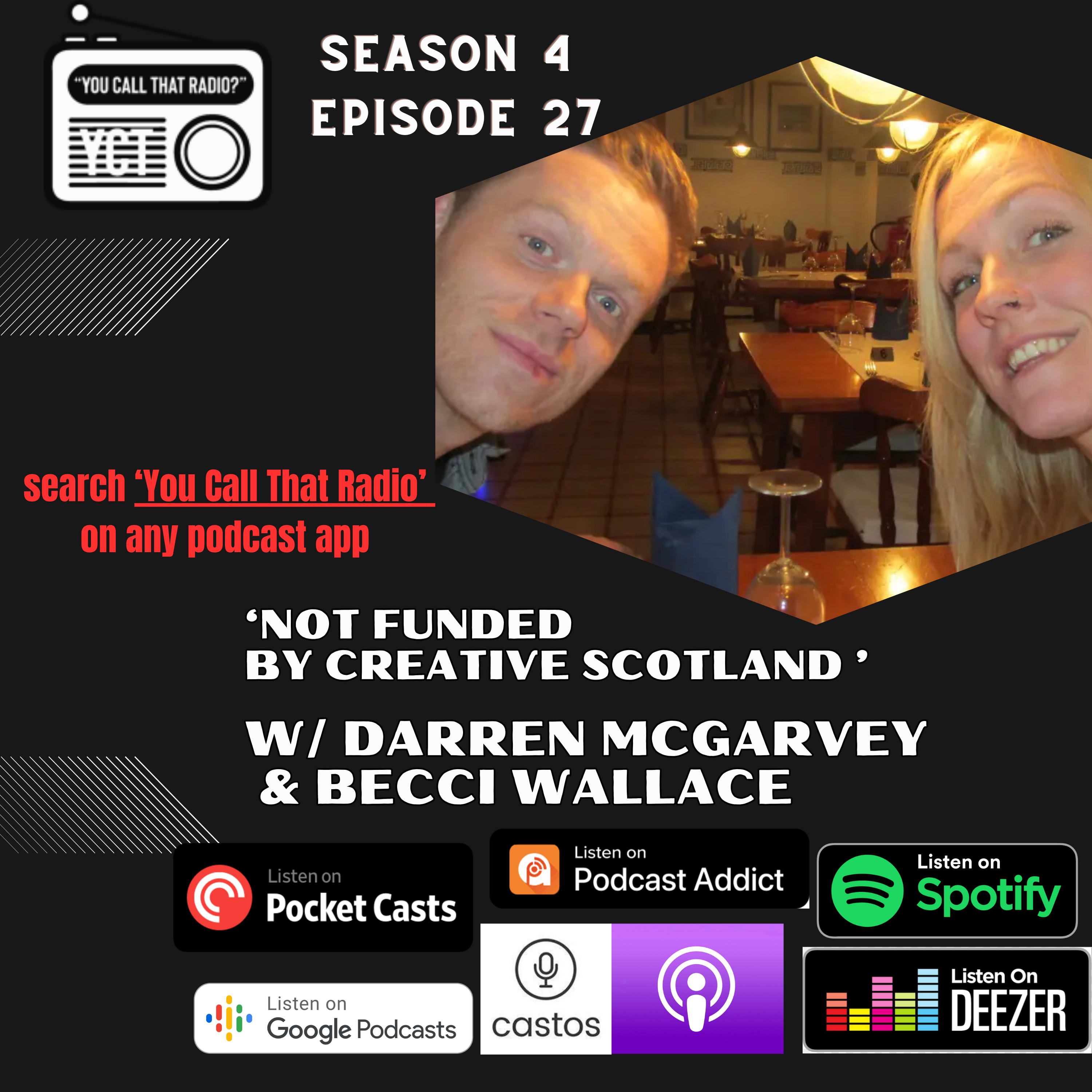 'Not Funded by Creative Scotland' w/ Darren 'Loki' McGarvey & Becci Wallace