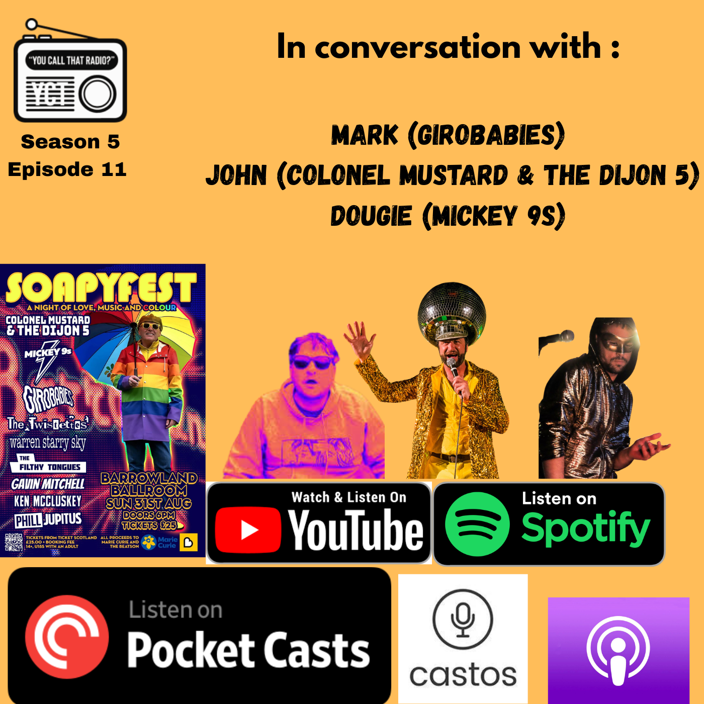 'Soapyfest' w/ Mickey 9s, Colonel Mustard, Girobabies