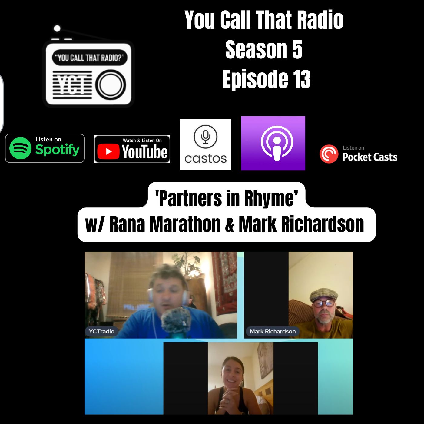 'Partners in Rhyme' w/ Rana Marathon & Mark Richardson