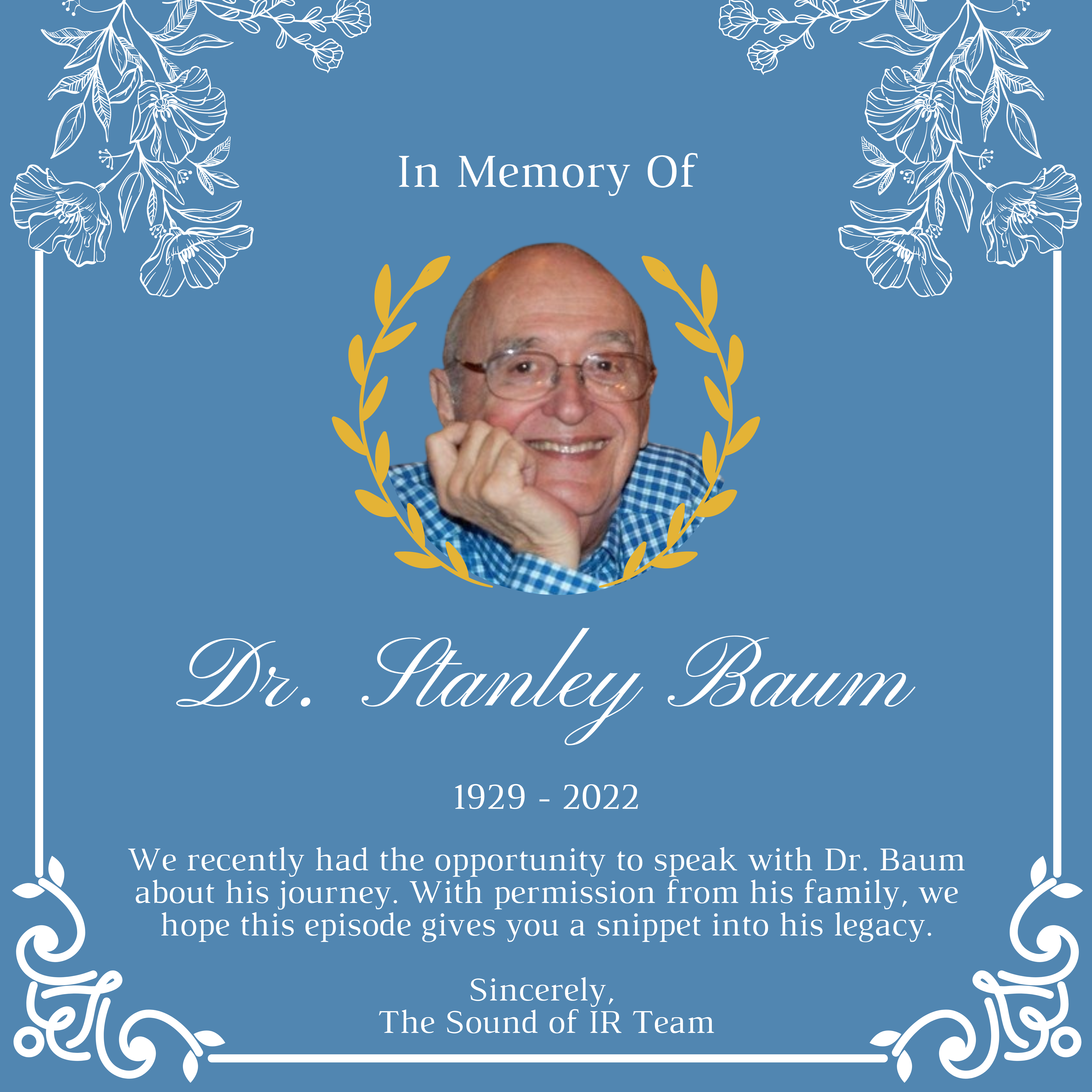 VIR Legends Ep. 1 - Dr. Stanley Baum