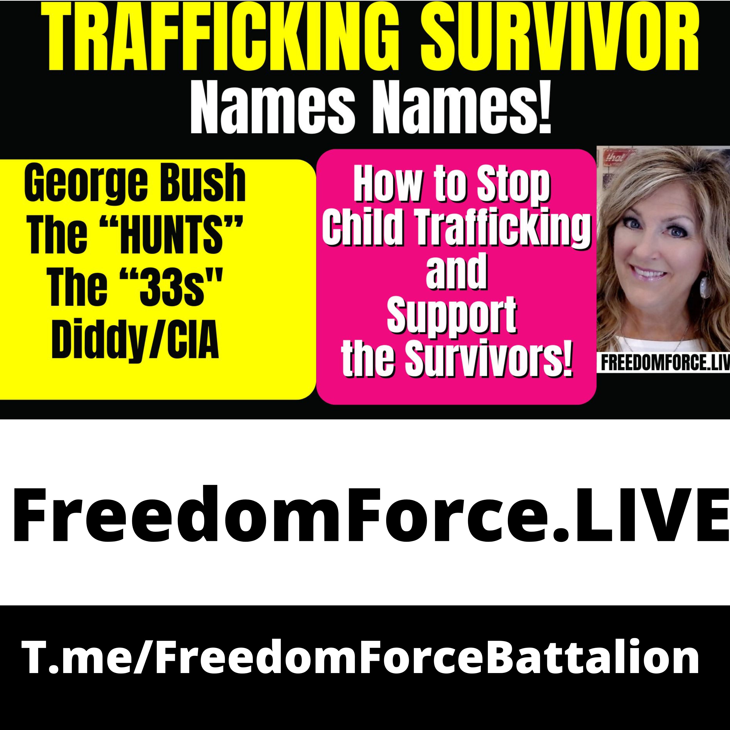 Trafficking Survivor Names Names! 9-26-24