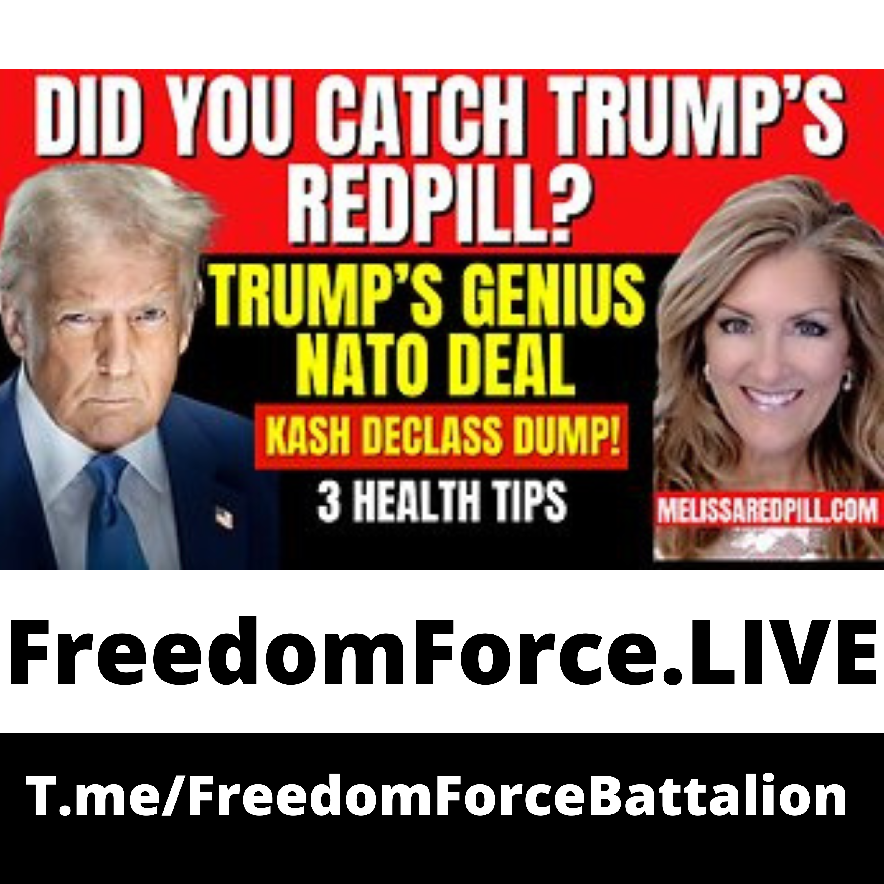 Trump's Redpill 8.19.25