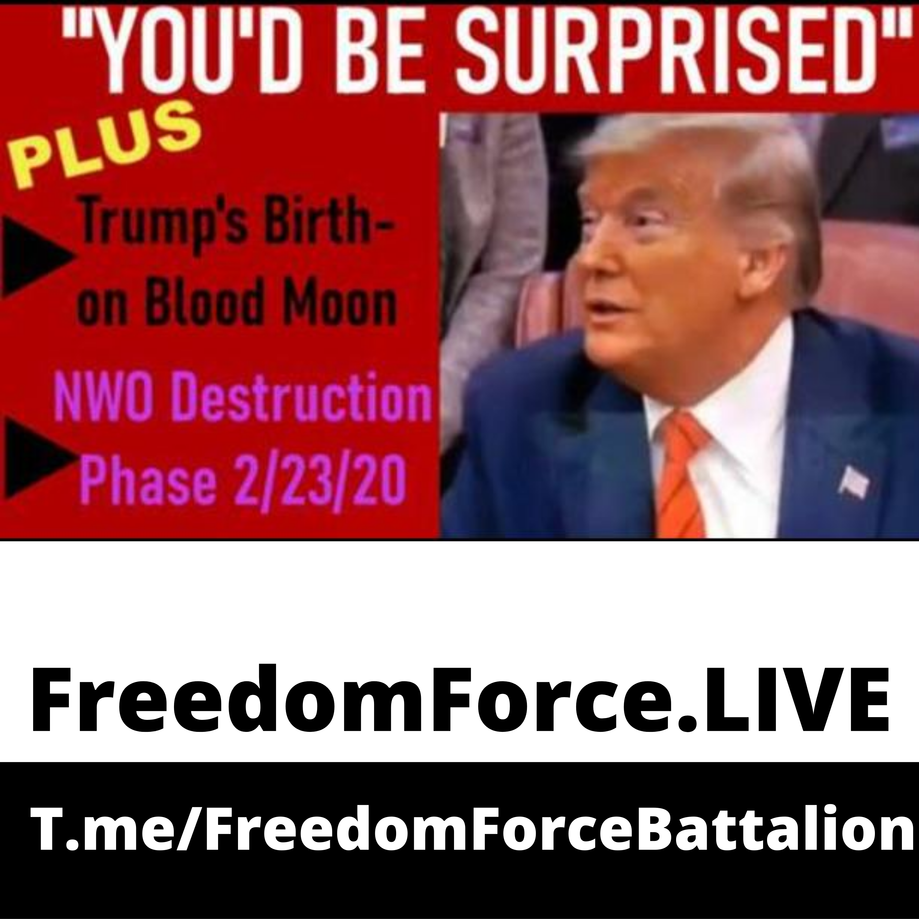 Trump's Birth Blood Moon 2/12/20