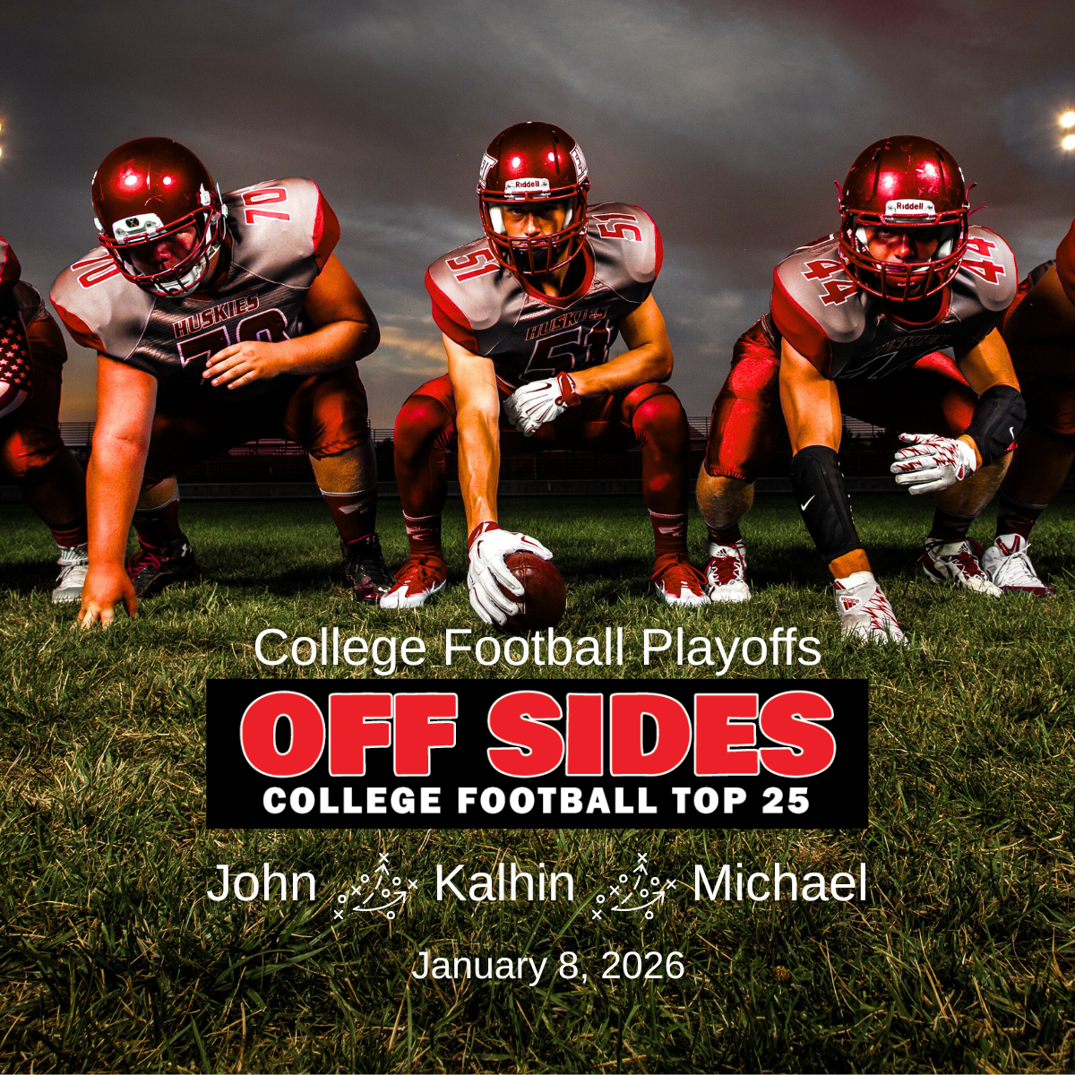 Off Sides College Football Top 25+5