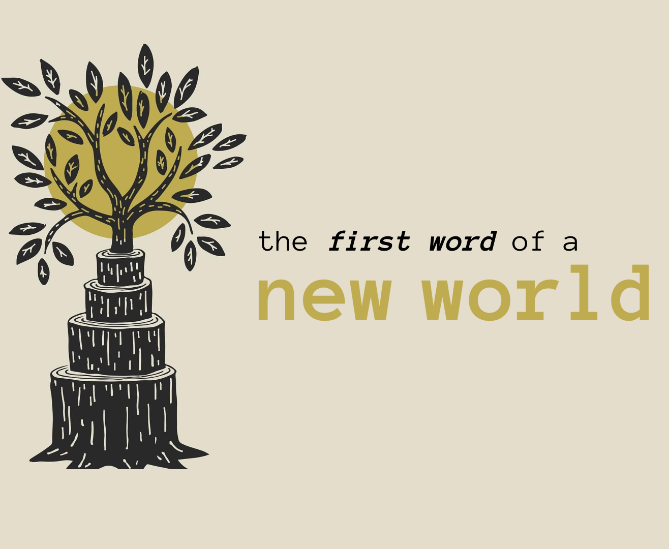 Ryan Post - "The First Word of a New World"