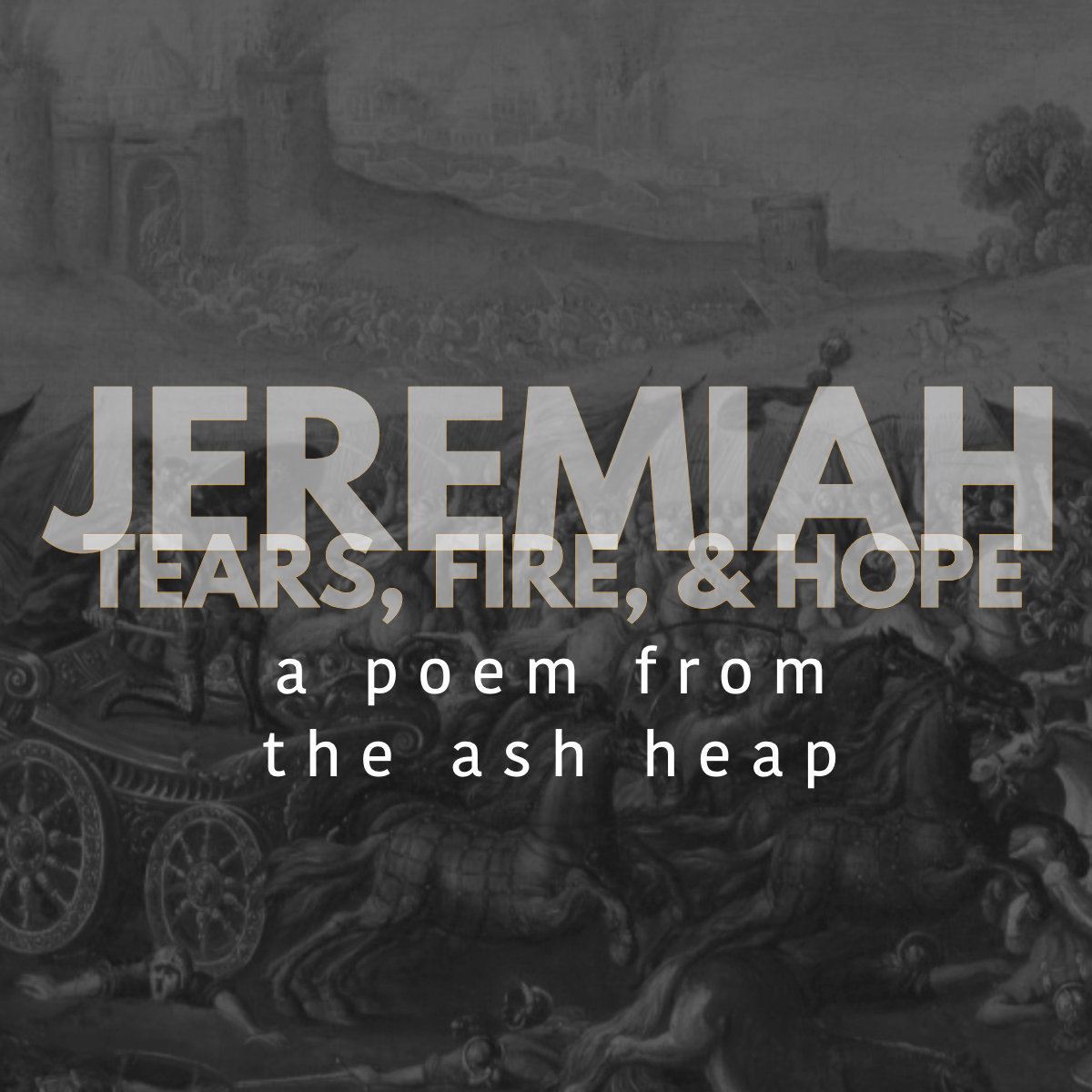 Ryan Post - "Jeremiah // A Poem From the Ash Heap"