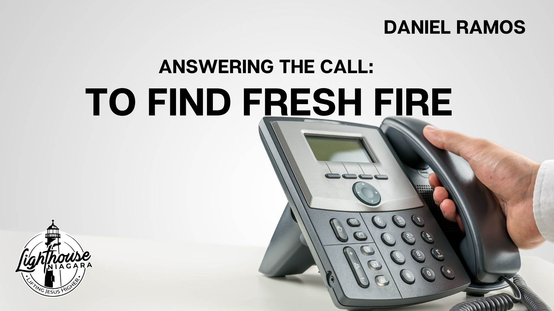 Answering The Call: To Find Fresh Fire - Daniel Ramos