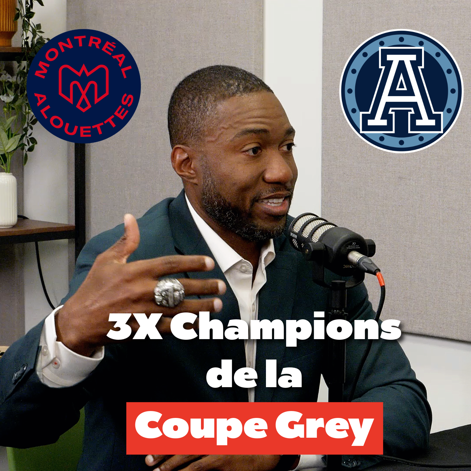 Ép.65 | Danny Desriveaux - Un parcours de guerrier jusqu'à 3 Coupes Grey