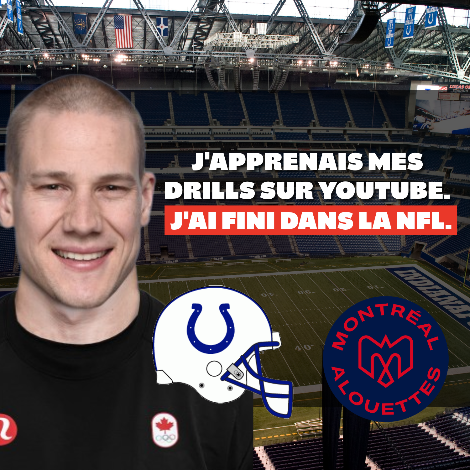 Ép.75 | Samuel Giguère : Le Sherbrookois qui a joué dans la NFL, la CFL ET aux Olympiques!!! 
