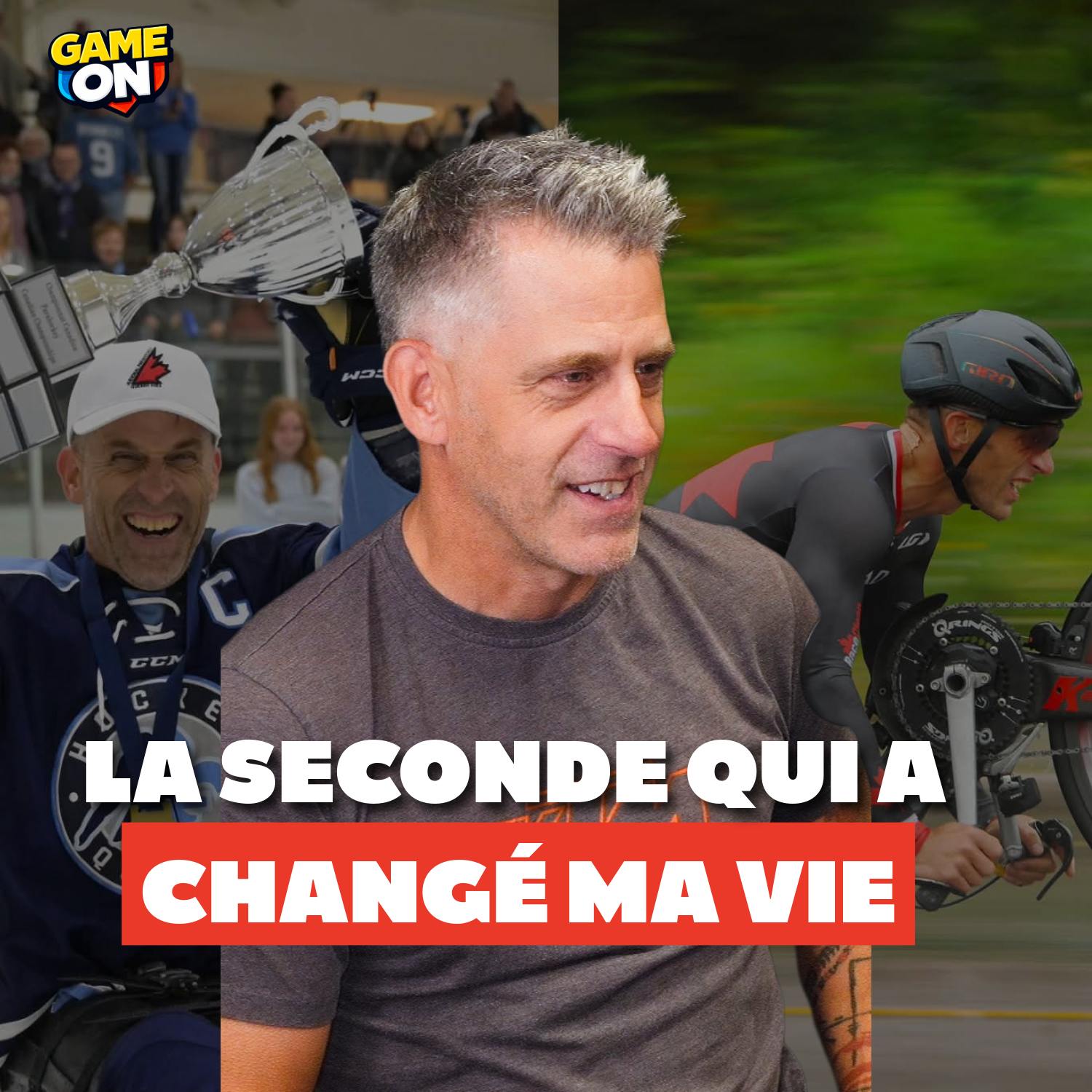 Ép.77 | Patrick Desnoyers - Une chute en motocross, puis 5 titres canadiens de suite en para-hockey