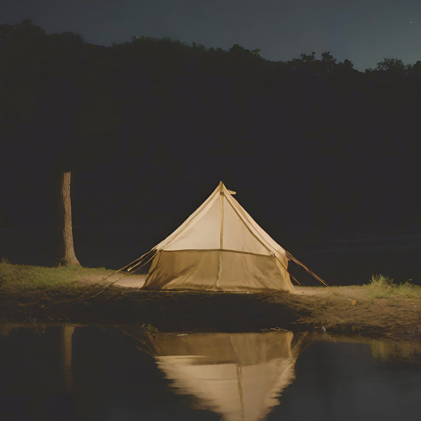 camping in the Rain