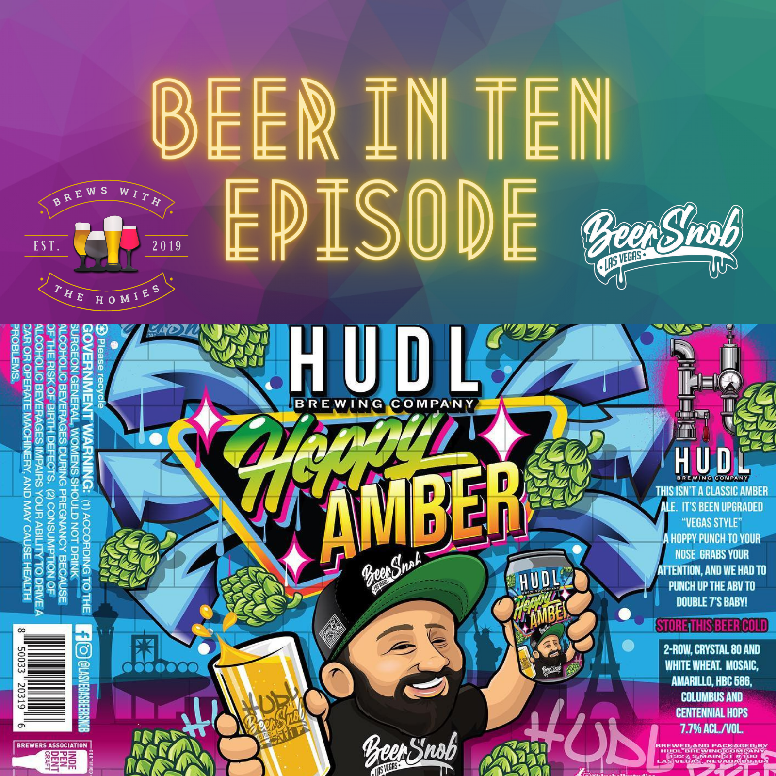 Beer in ten episode: &#34;Hoppy Amber&#34; from Las Vegas Beer Snob & HUDL