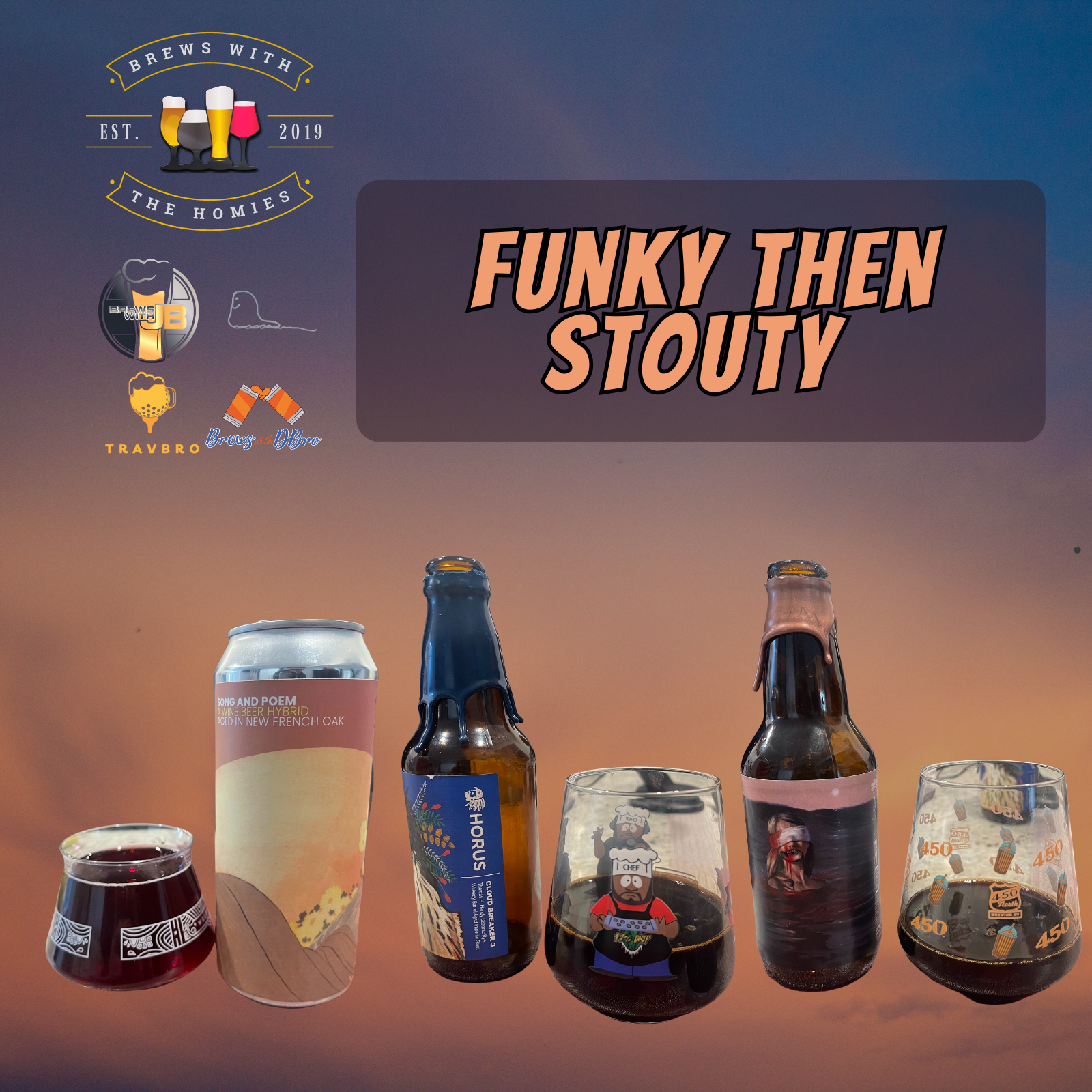 Funky then Stouty craft beer reviews