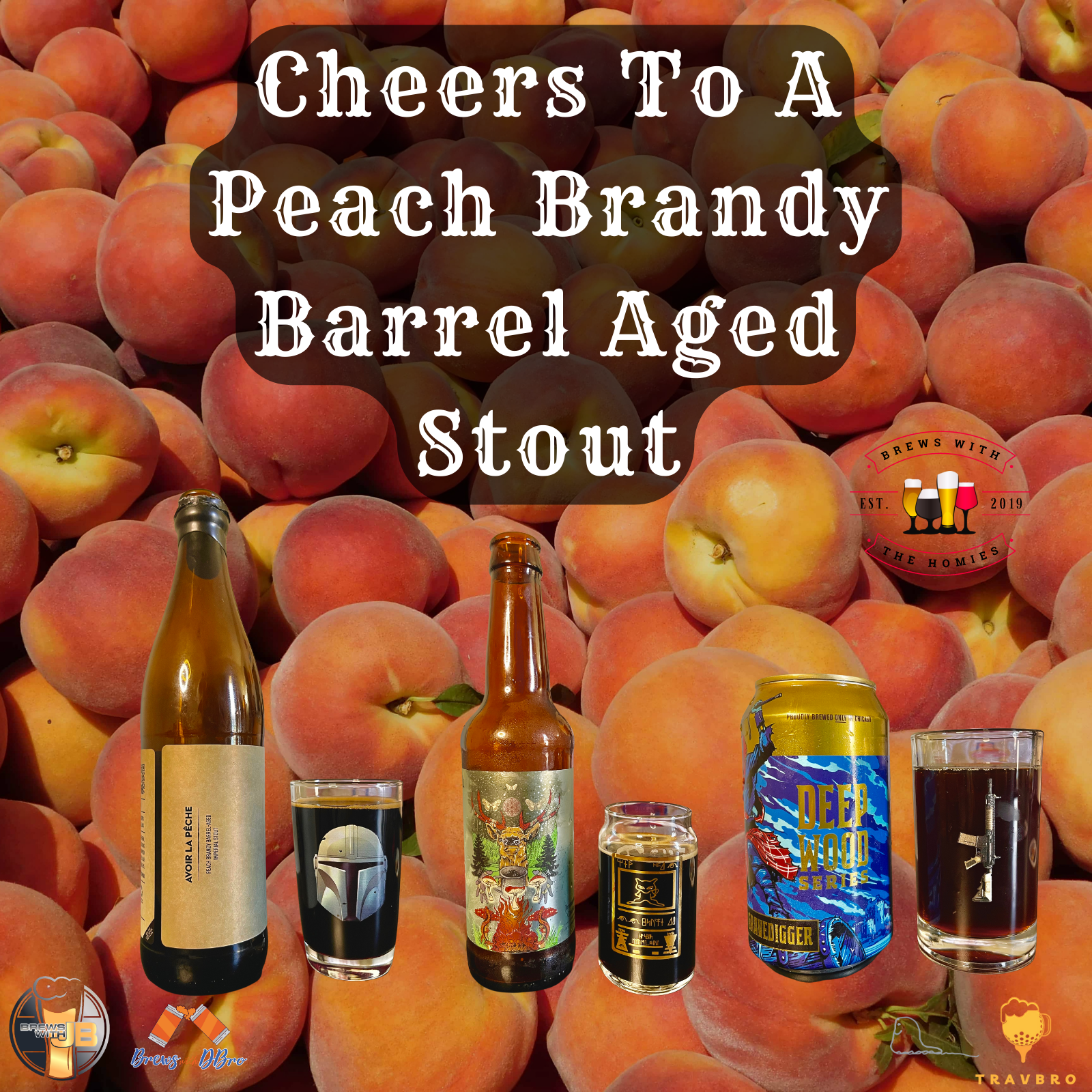 Cheers To A Peach Brandy Barrel Aged Stout (Pure Project Cellar Cyndicate)
