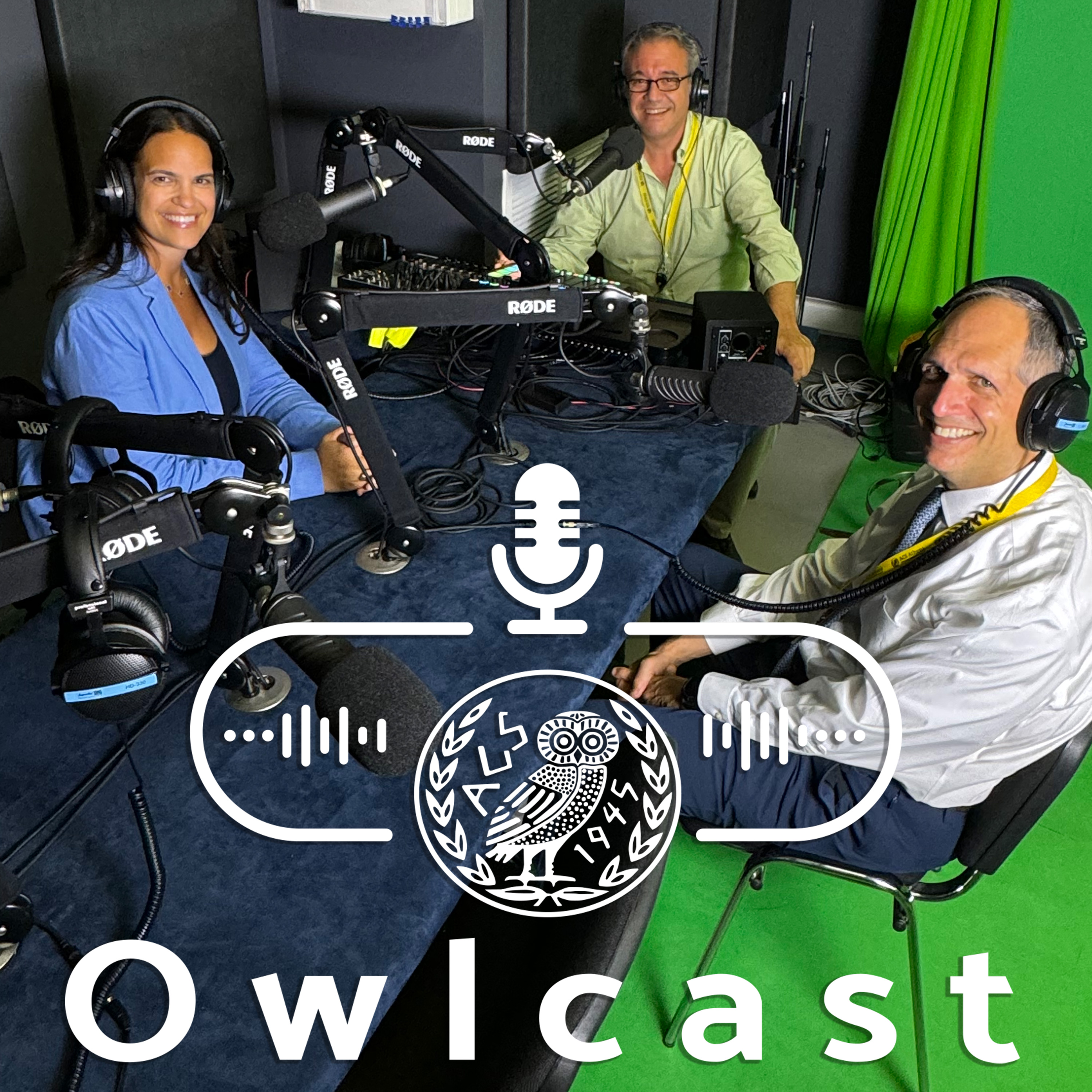 Owlcast #100 - with Dr. Leonardatos and Dr. Stergiopoulos, New Principal & Asst. Principal of Academy and Middle School