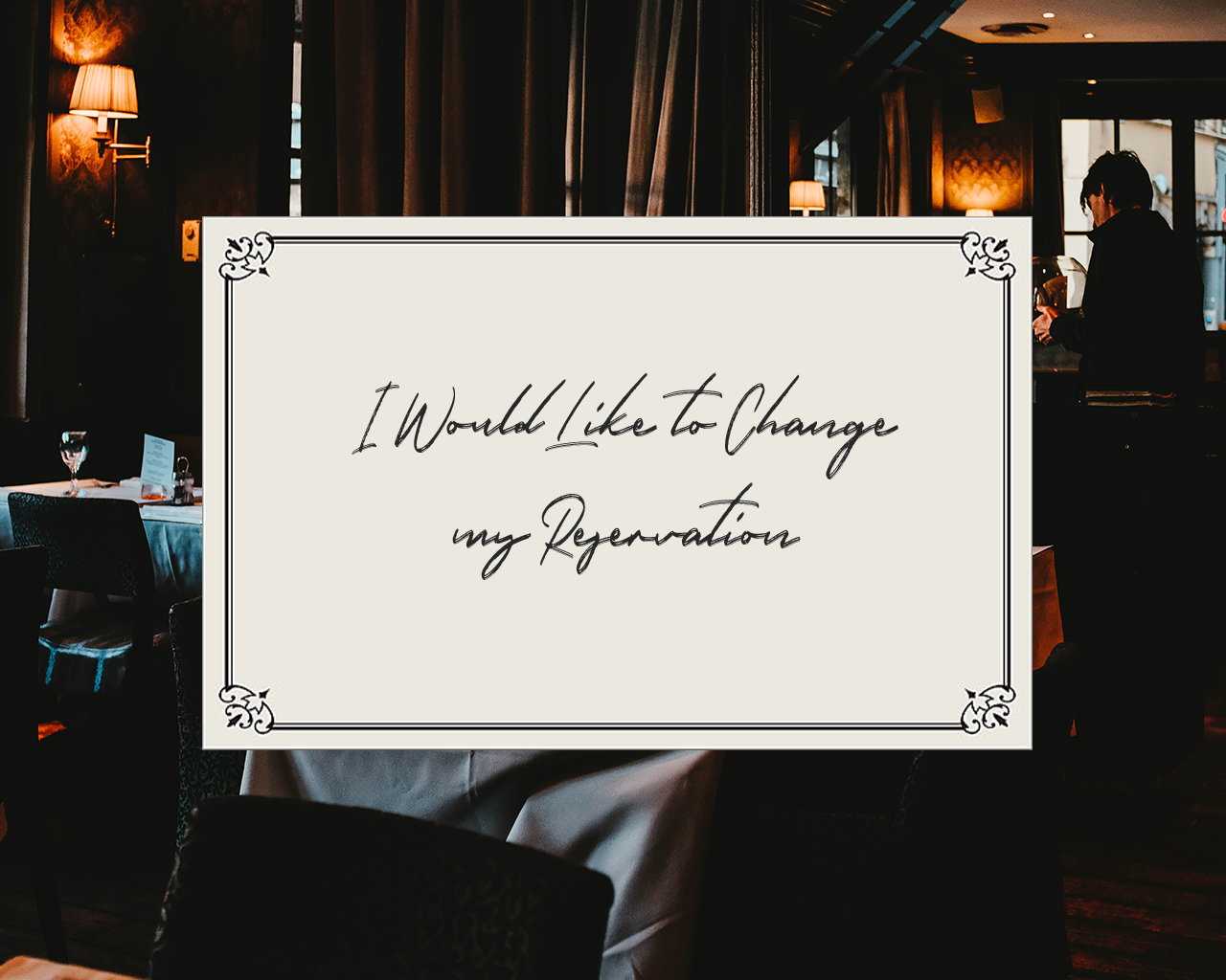 I Would Like To Change My Reservation // Rev. Samuel Ross // 04.23.23