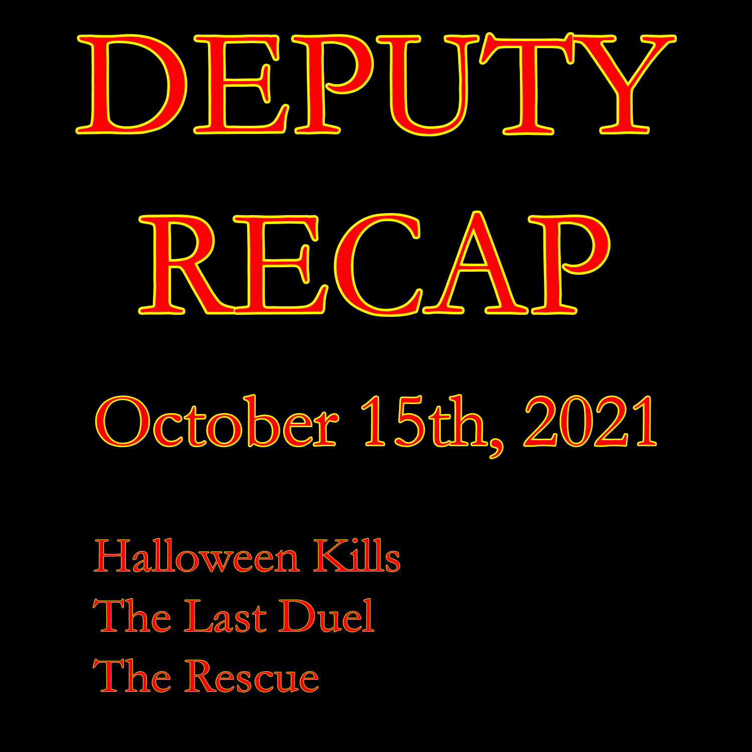Recap - October 15th, 2021