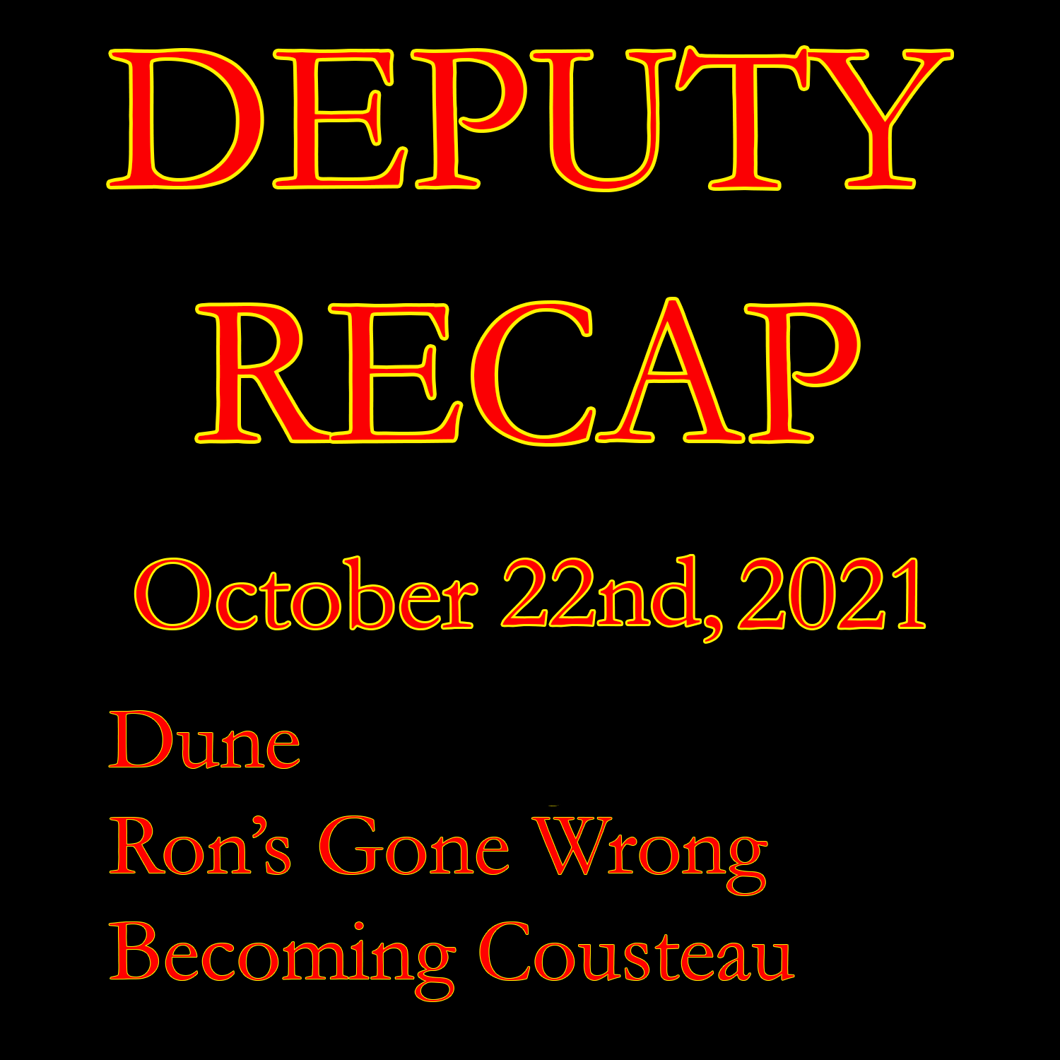 Recap - October 22nd, 2021
