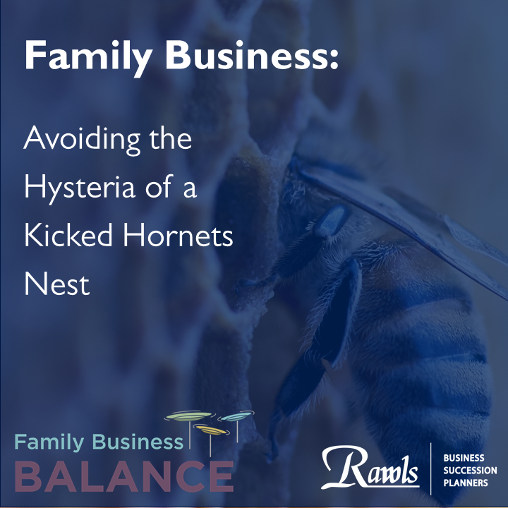 Family Business: Avoiding the Hysteria of a Kicked Hornets Nest